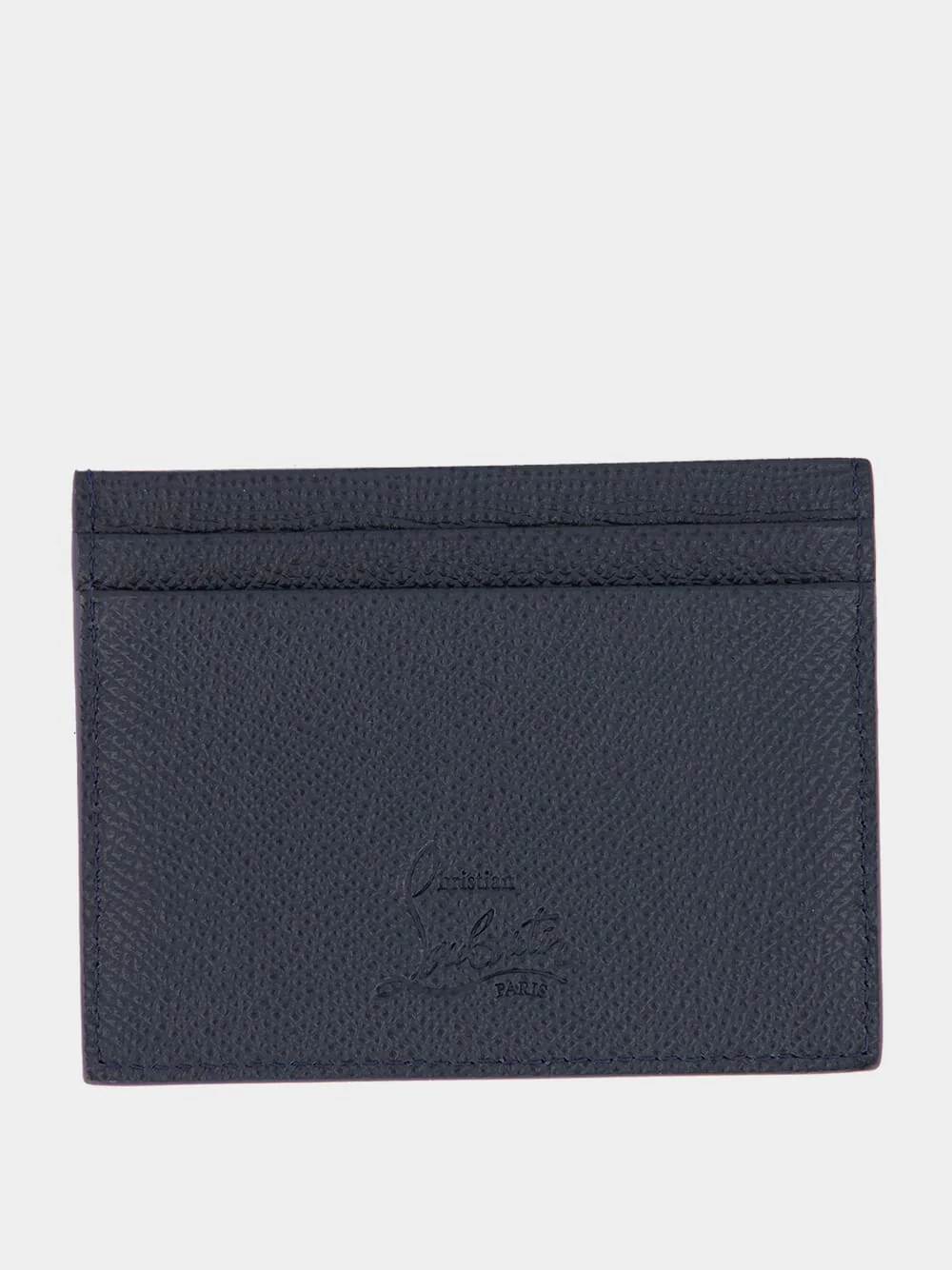 Groovy Blue Calf Leather Card Holder - Image 2