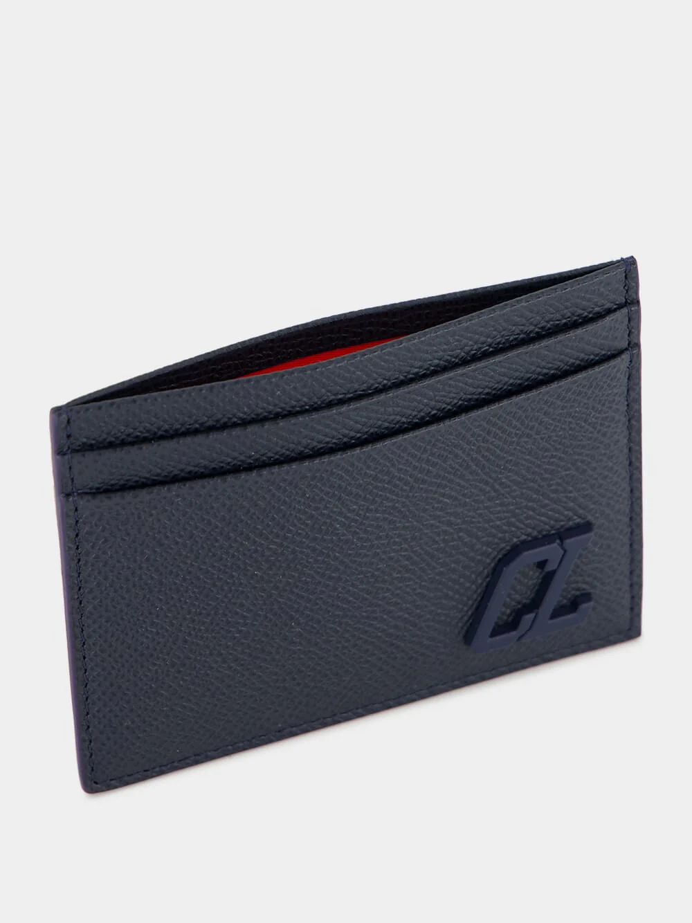 Groovy Blue Calf Leather Card Holder - Image 3