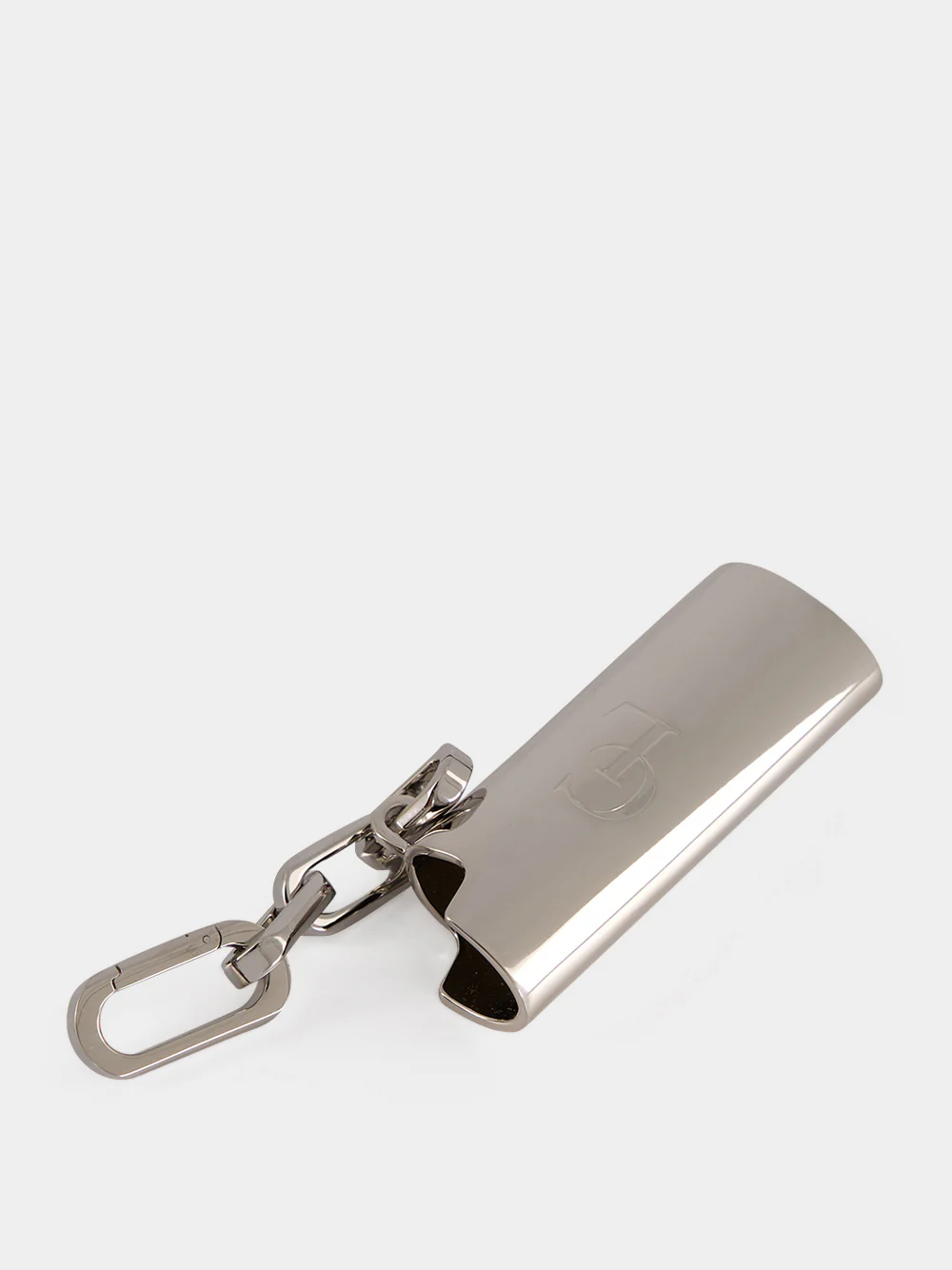 Silver Metal Lighter Case Keyring - Image 3