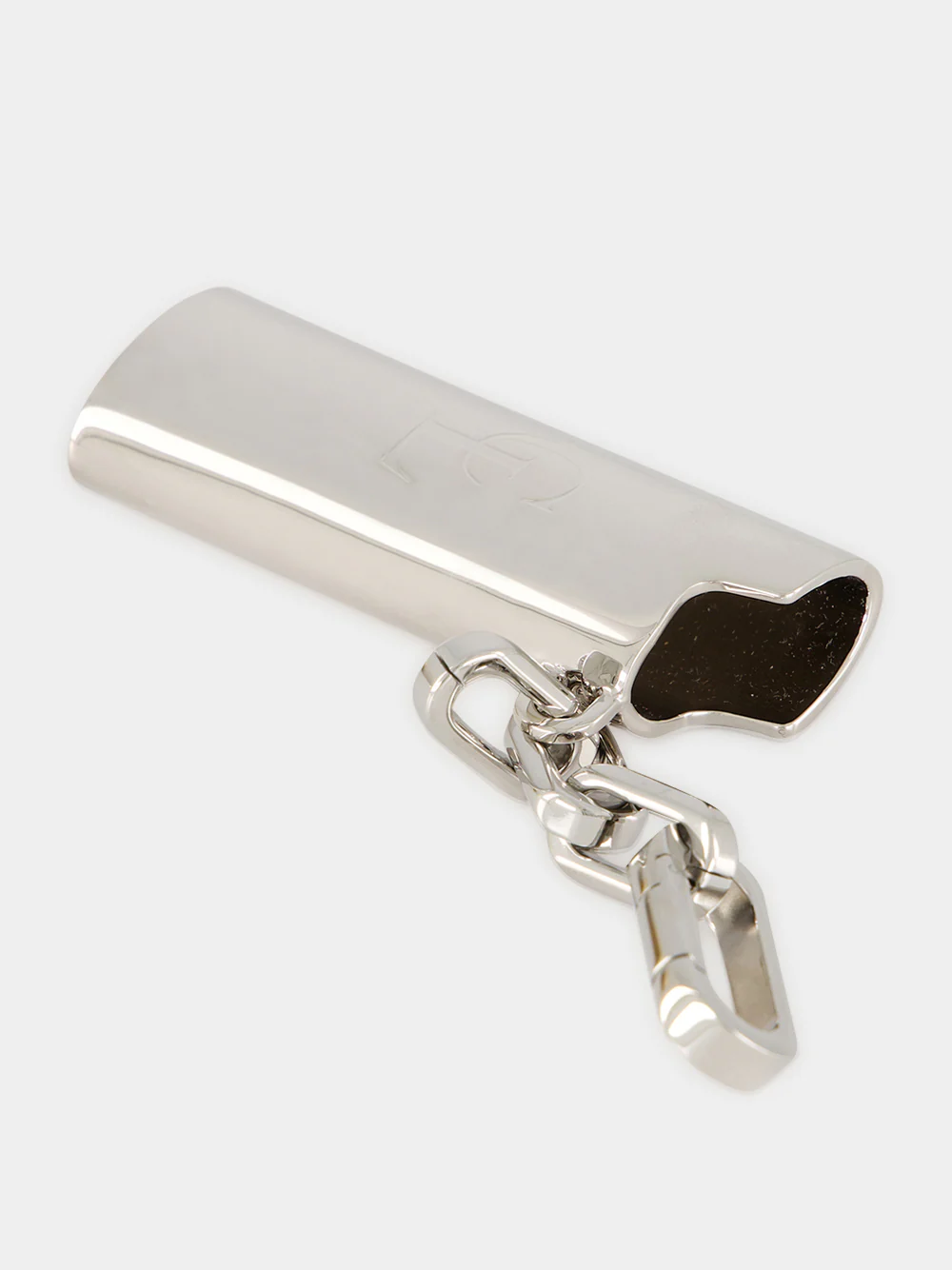Silver Metal Lighter Case Keyring - Image 4
