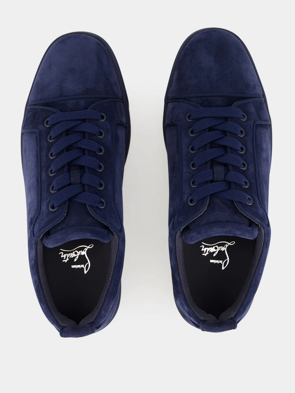Louis Junior Zaffiro Blue Suede Low-Top Sneakers - Image 4