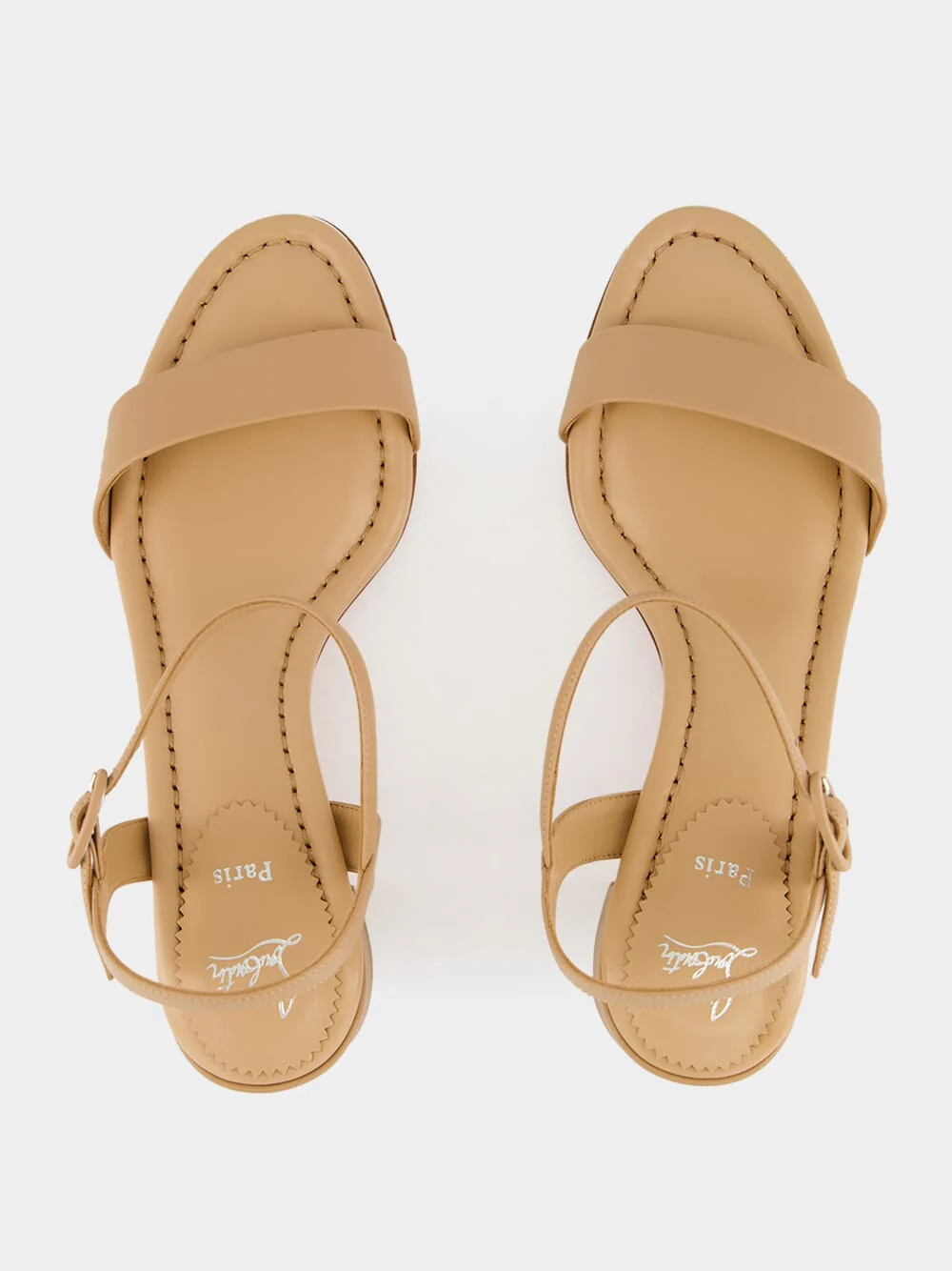 Miss Jane Sandal 55 in Blush Lamb Nappa Leather - Image 4
