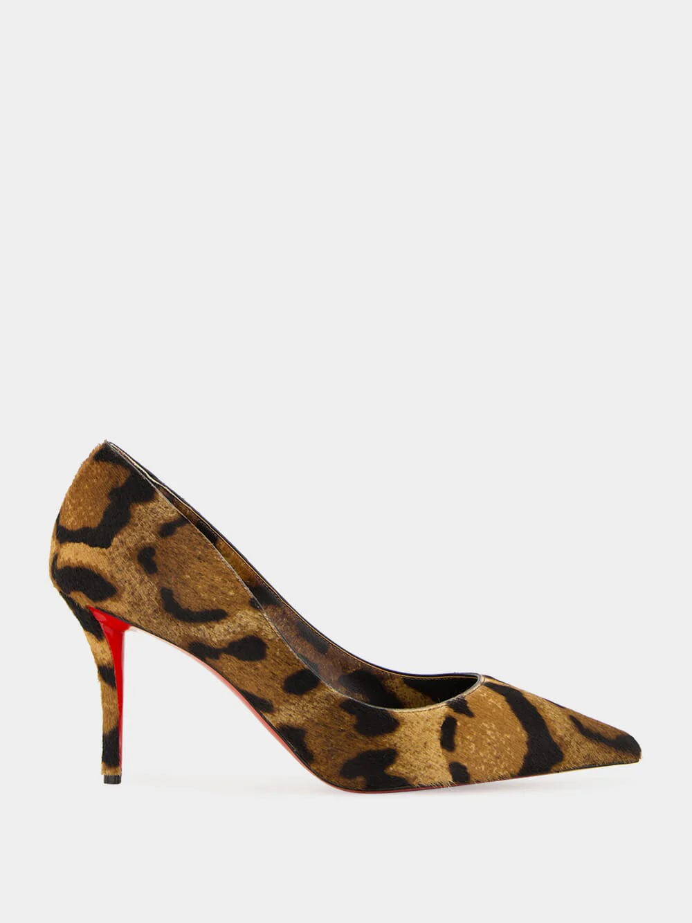 Miss Z 80 Bengali Print Leather Pumps
