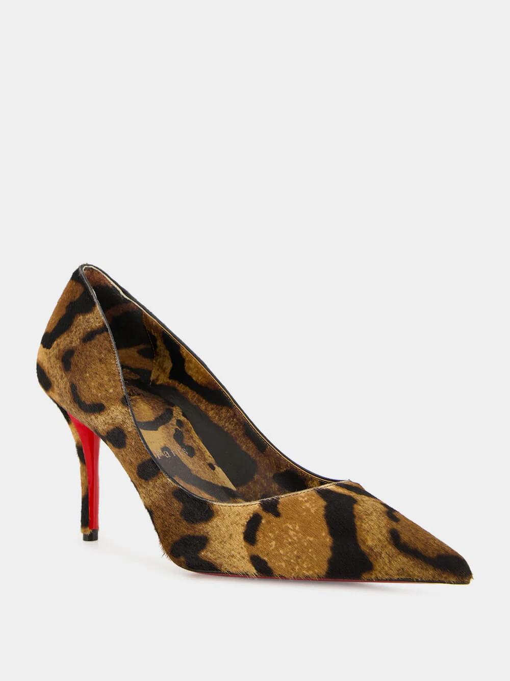 Miss Z 80 Bengali Print Leather Pumps - Image 2