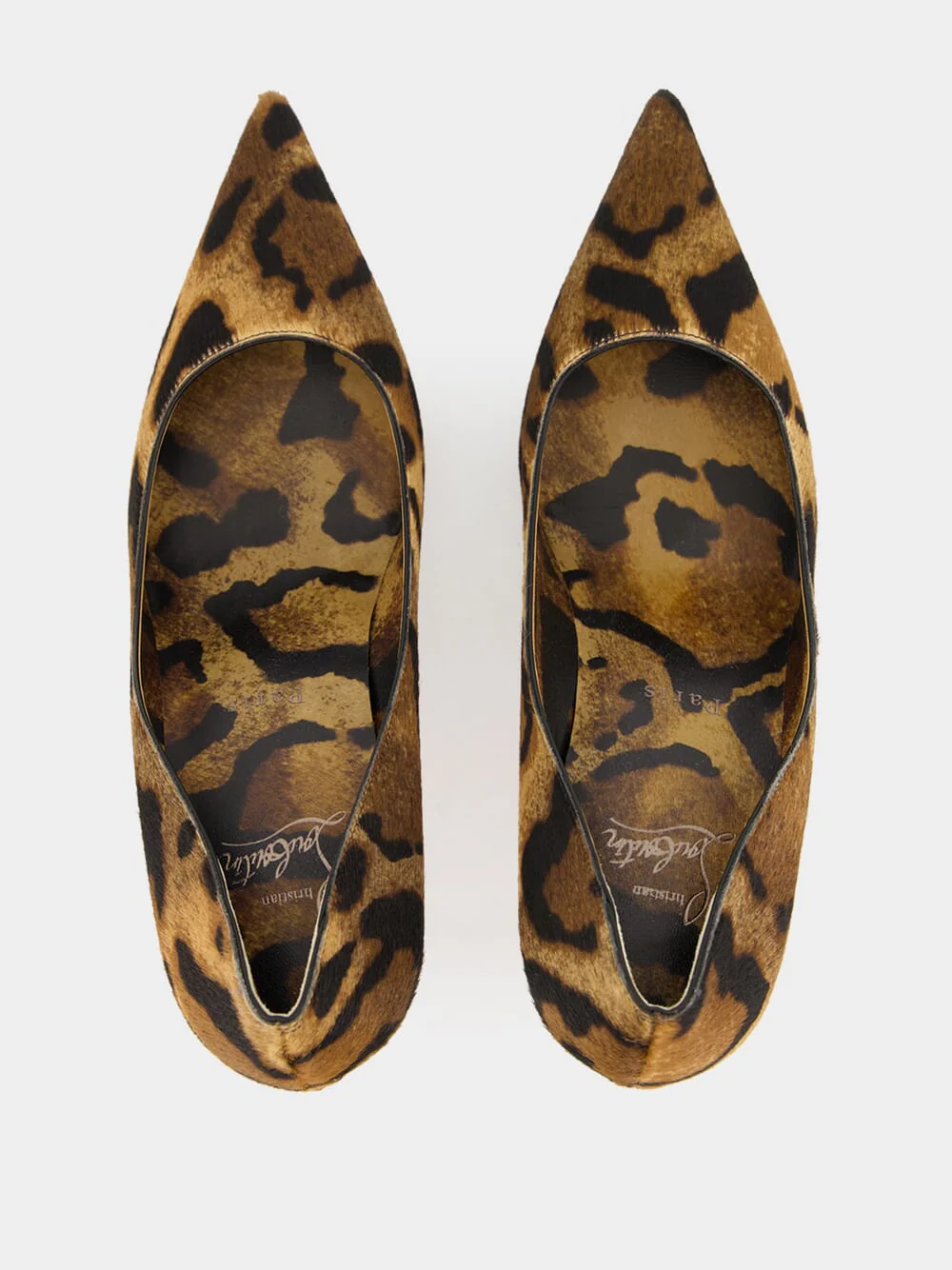 Miss Z 80 Bengali Print Leather Pumps - Image 4