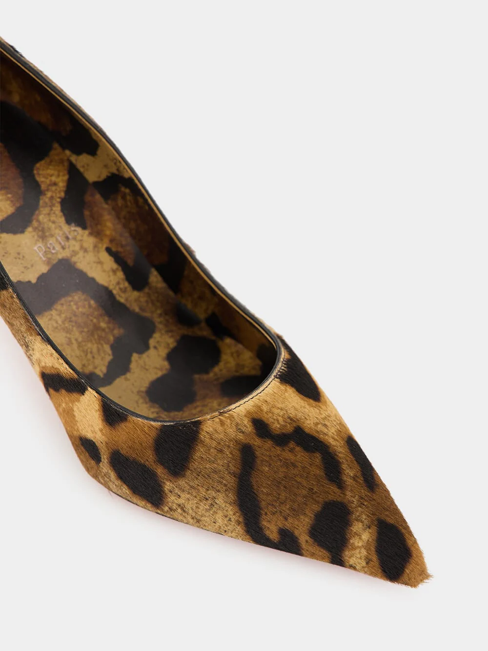 Miss Z 80 Bengali Print Leather Pumps - Image 6