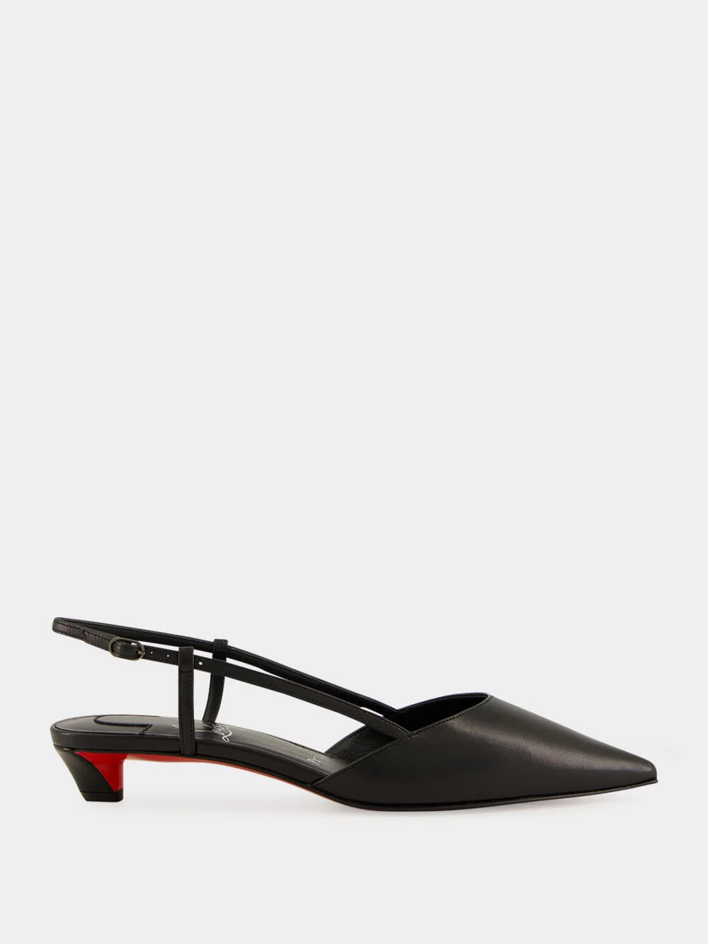 Miss Z Slingina 25 mm Black Slingbacks