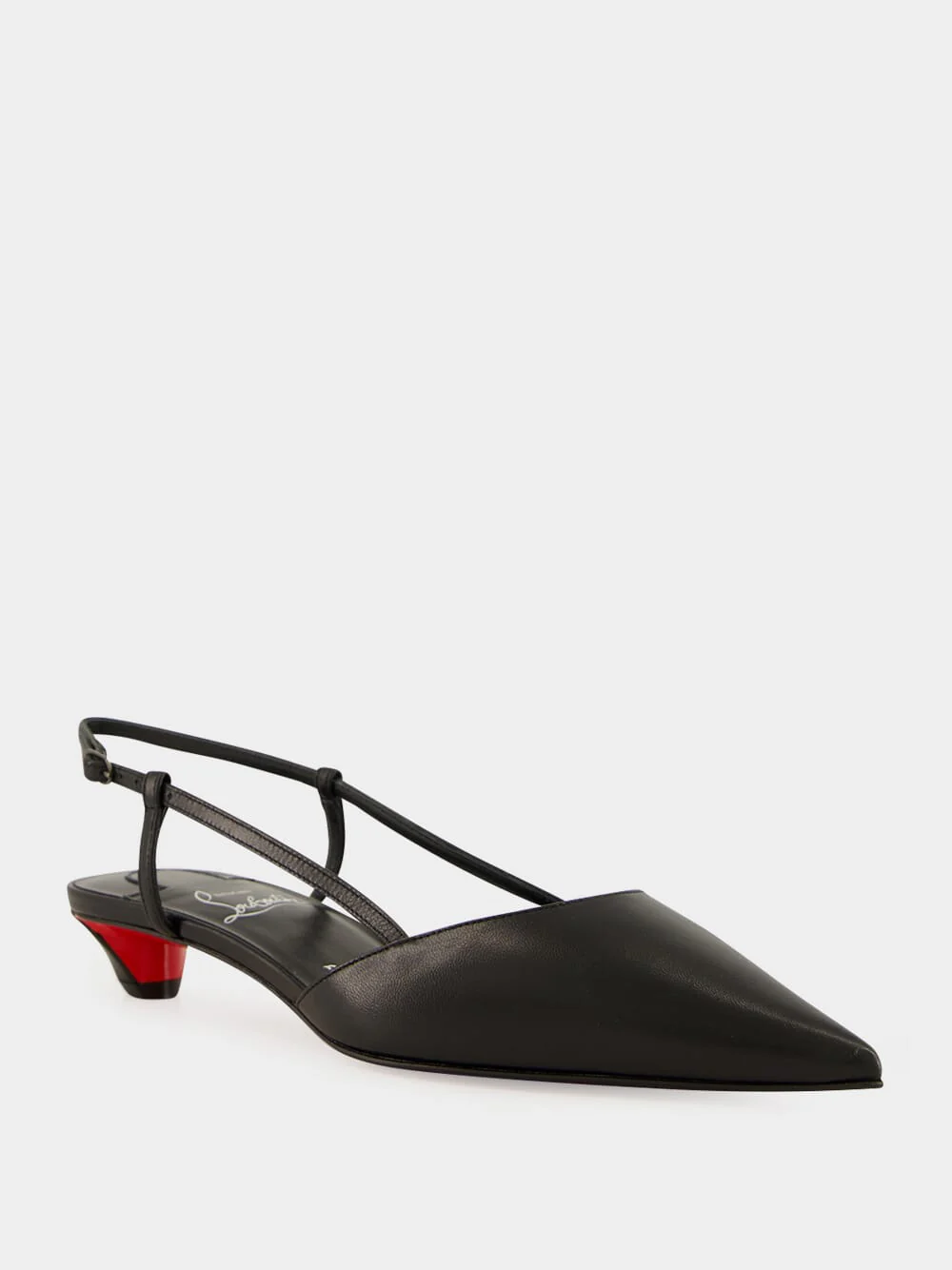Miss Z Slingina 25 mm Black Slingbacks - Image 3