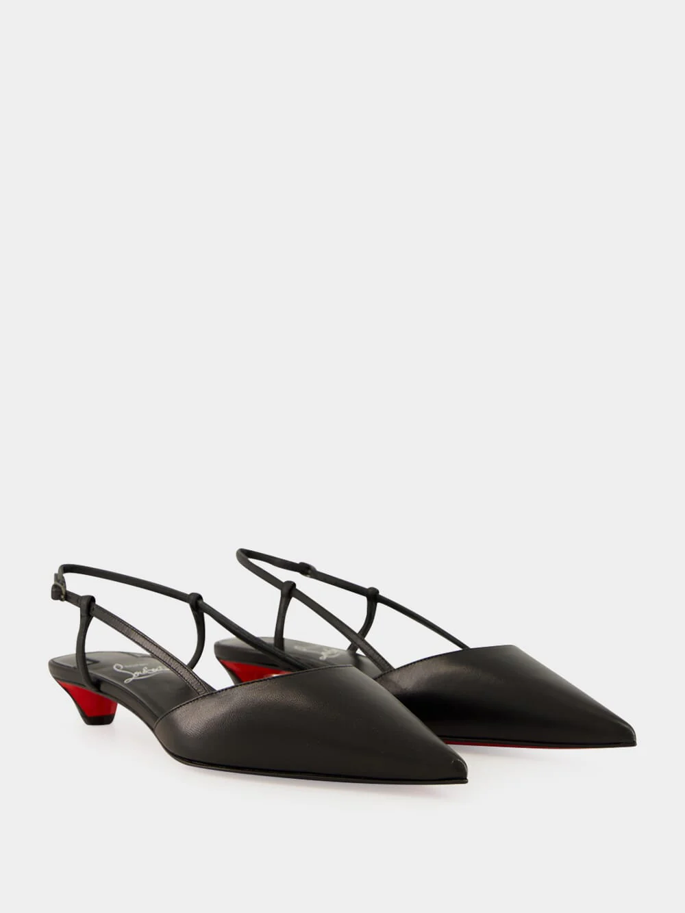 Miss Z Slingina 25 mm Black Slingbacks - Image 4