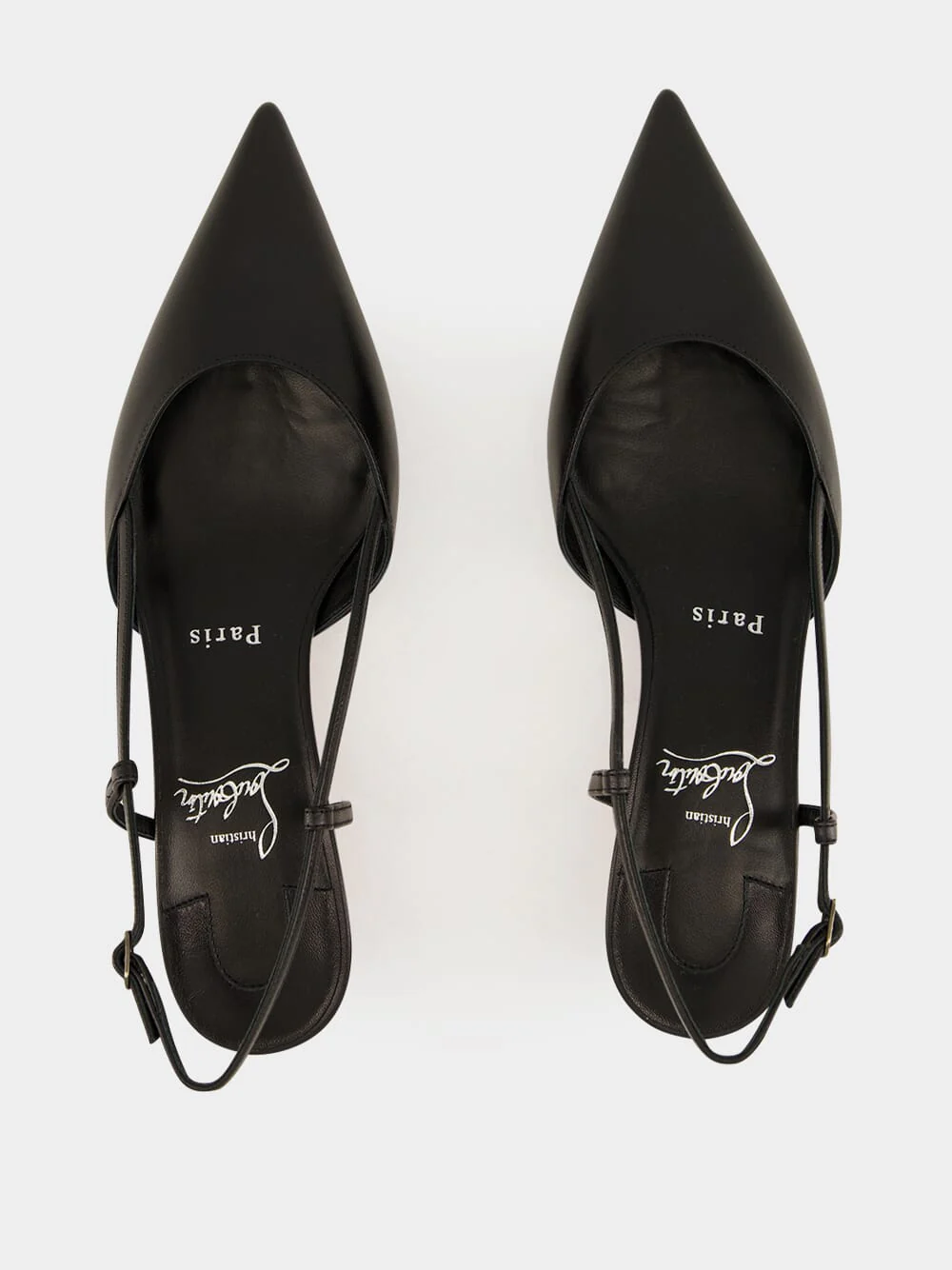 Miss Z Slingina 25 mm Black Slingbacks - Image 5