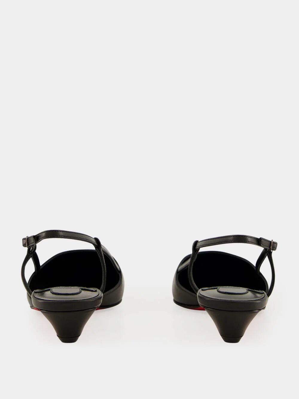 Miss Z Slingina 25 mm Black Slingbacks - Image 6