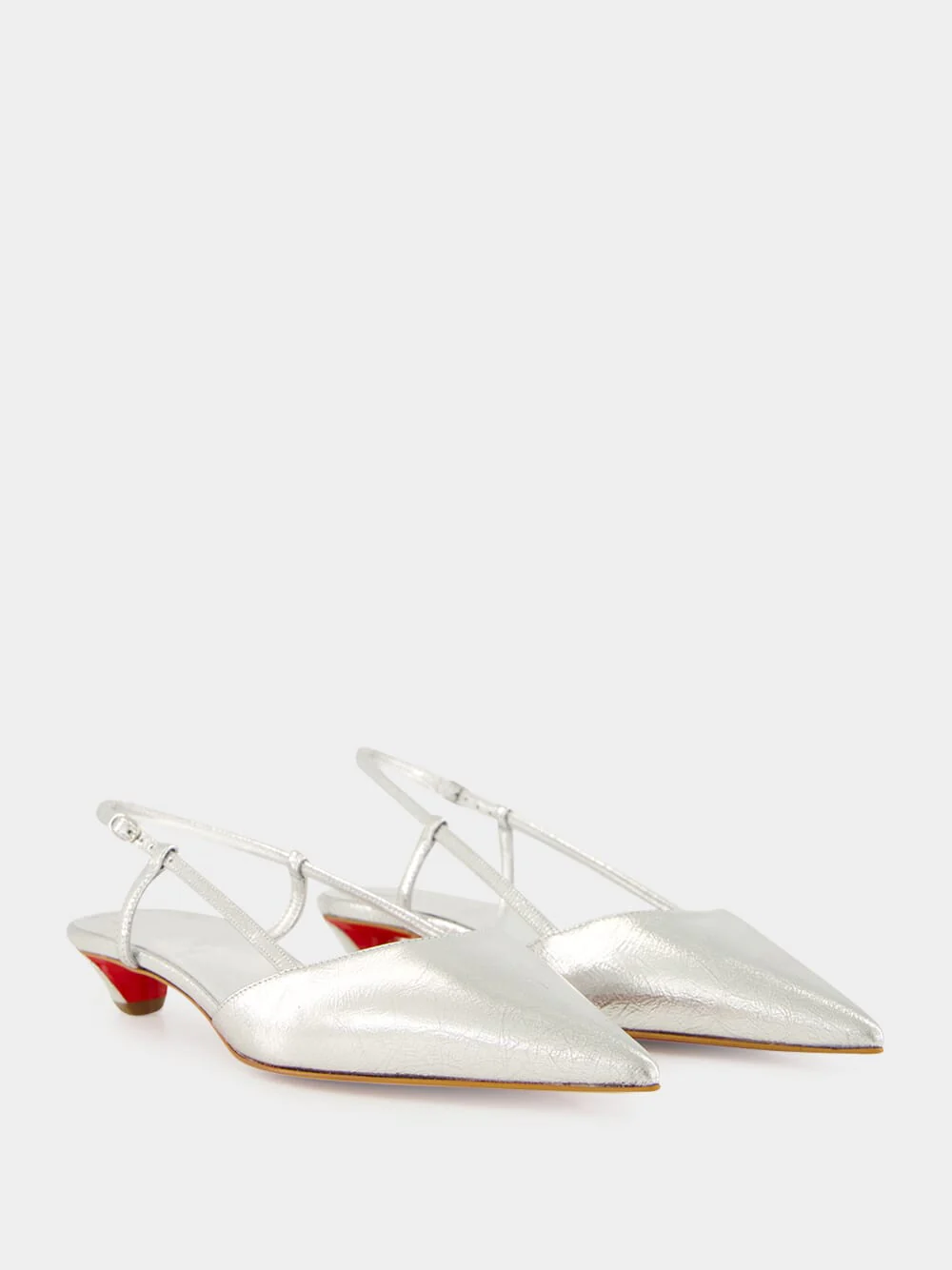 Miss Z Slingina 25 Slingback Pump in Silver - Image 3
