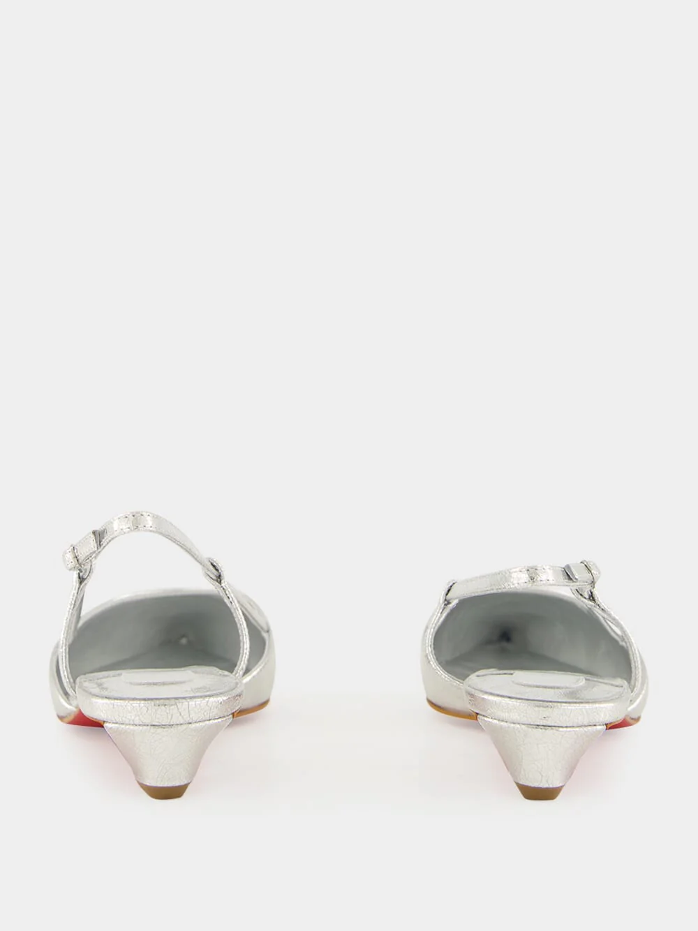 Miss Z Slingina 25 Slingback Pump in Silver - Image 5
