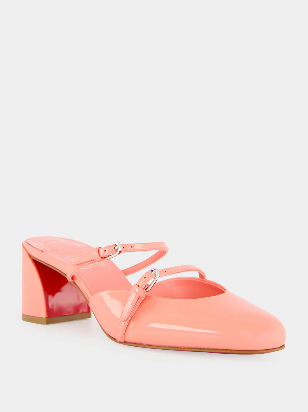 Grapefruit Jane Nina 55 Patent Leather Mules - Image 2