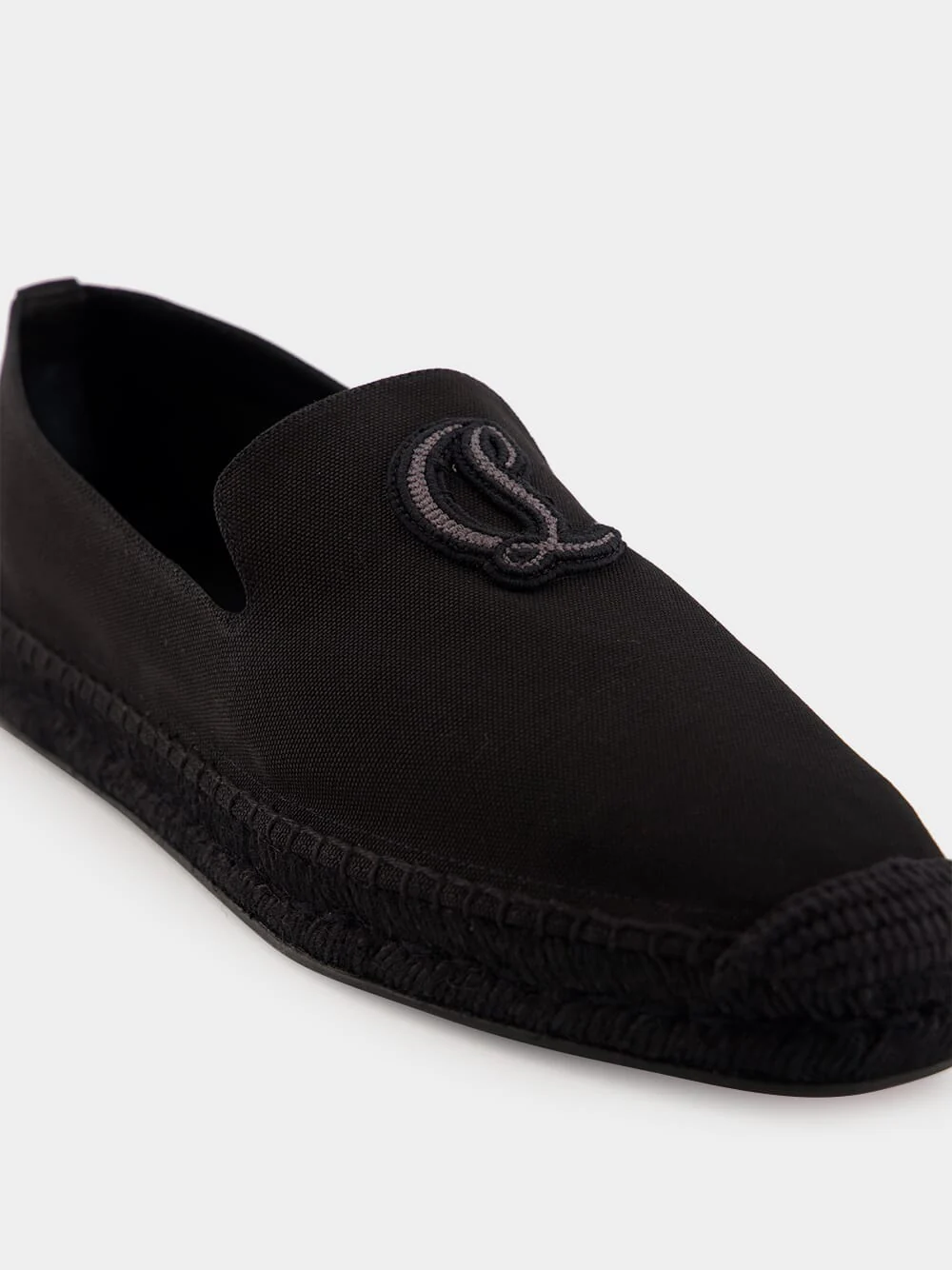 Nanou Mooncrest Ivy Black Cotton Espadrilles - Image 7