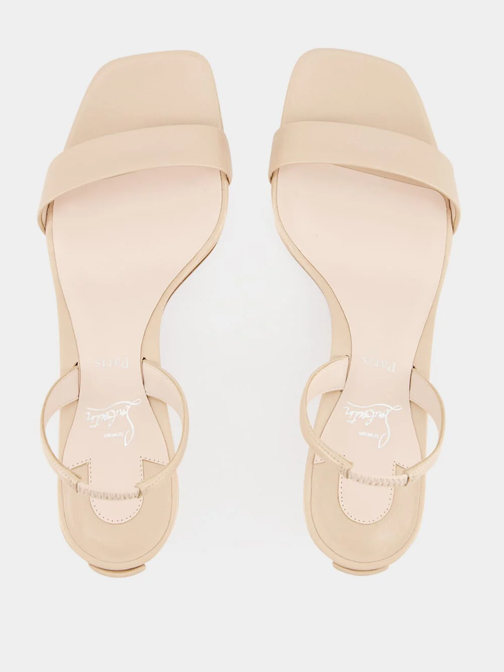 O Condora 55 Leche Lambskin Sandals - Image 4