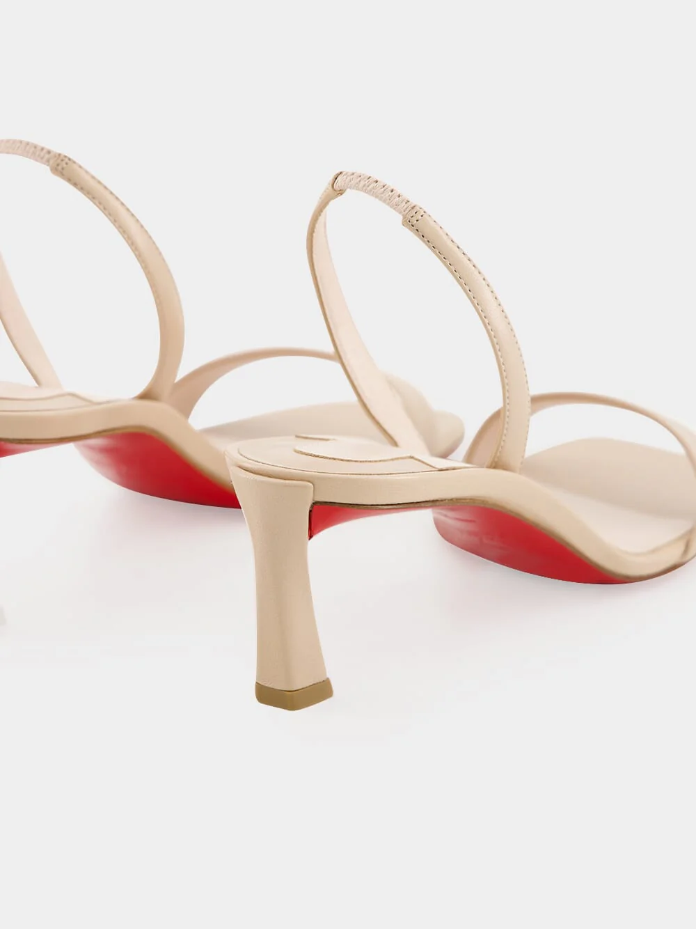 O Condora 55 Leche Lambskin Sandals - Image 6