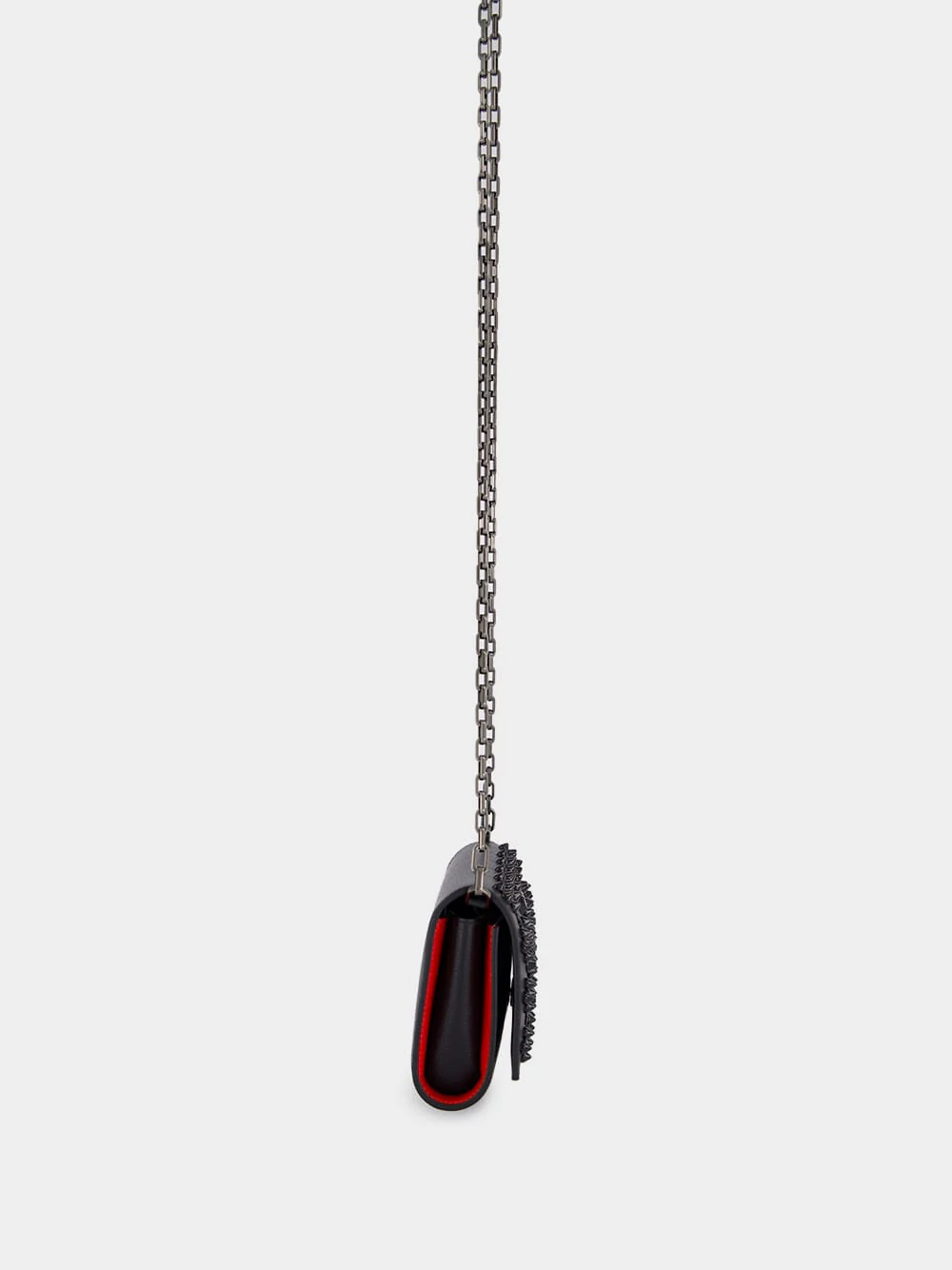 Paloma Black Leather Clutch - Image 5