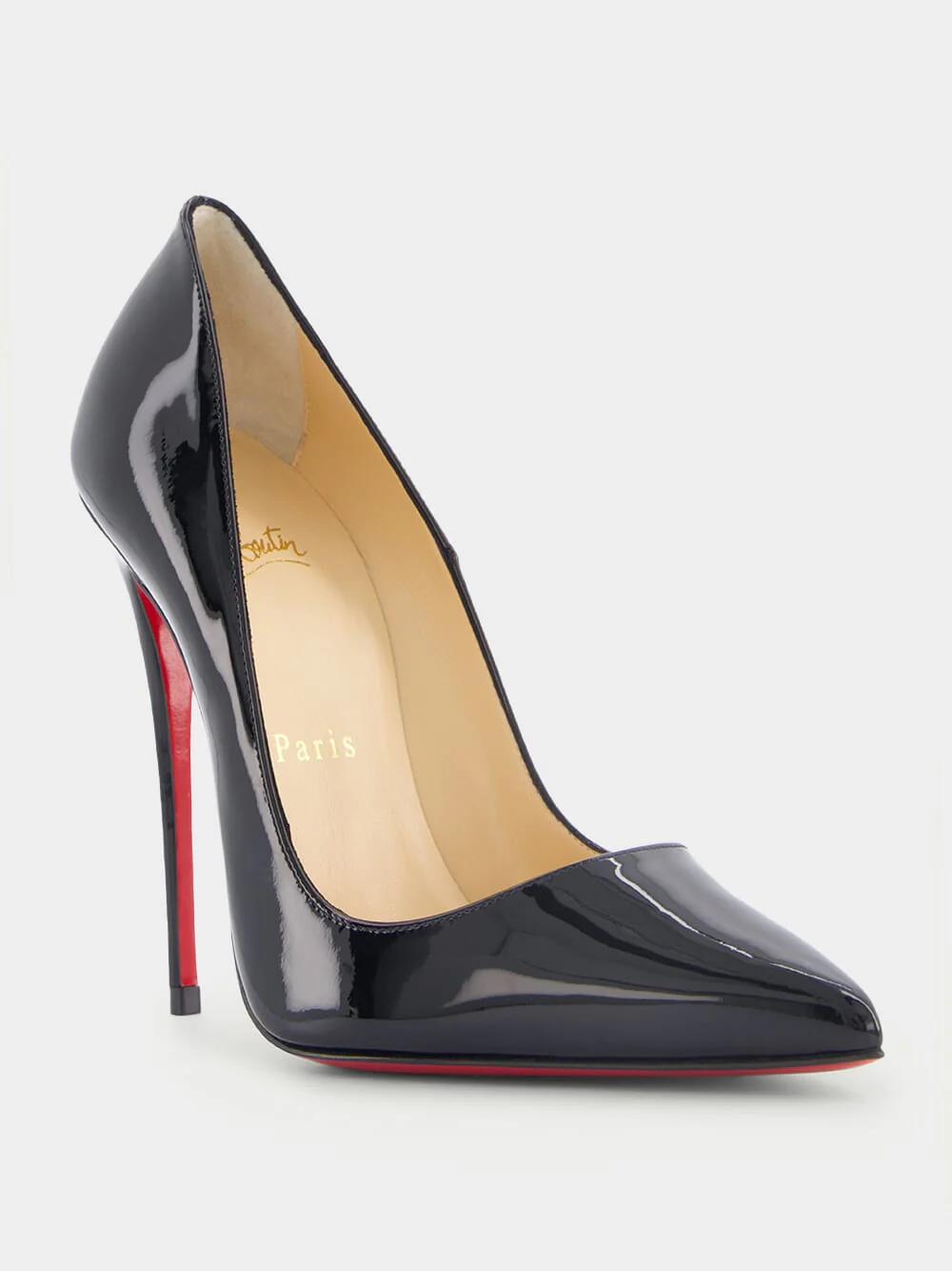 Pigalle Follies 100mm Black Leather Pumps - Image 2