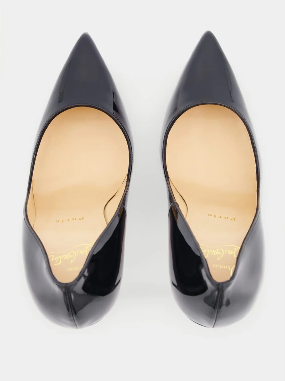 Pigalle Follies 100mm Black Leather Pumps - Image 4