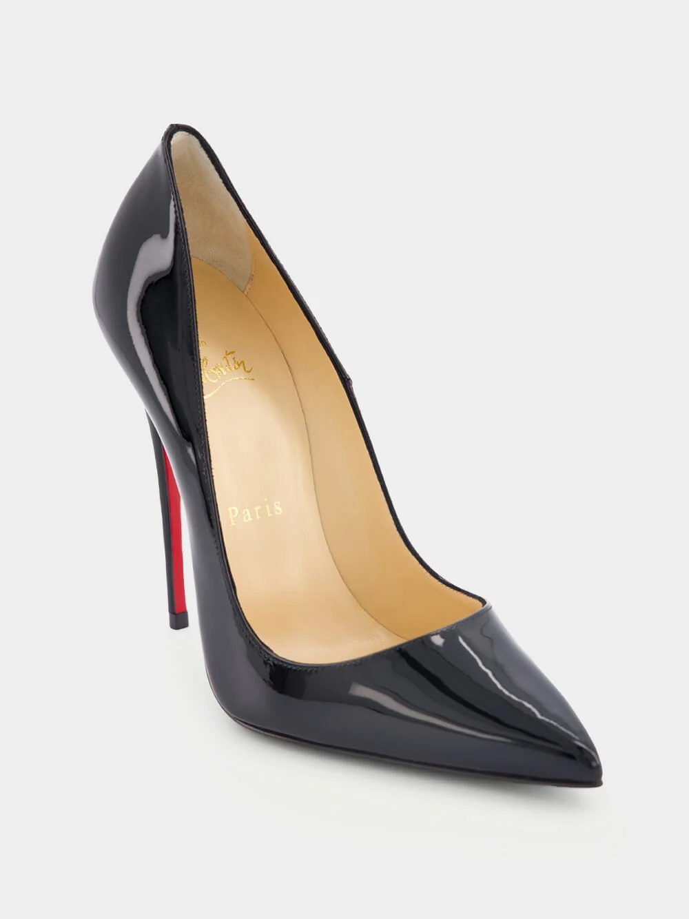 Pigalle Follies 100mm Black Leather Pumps - Image 7