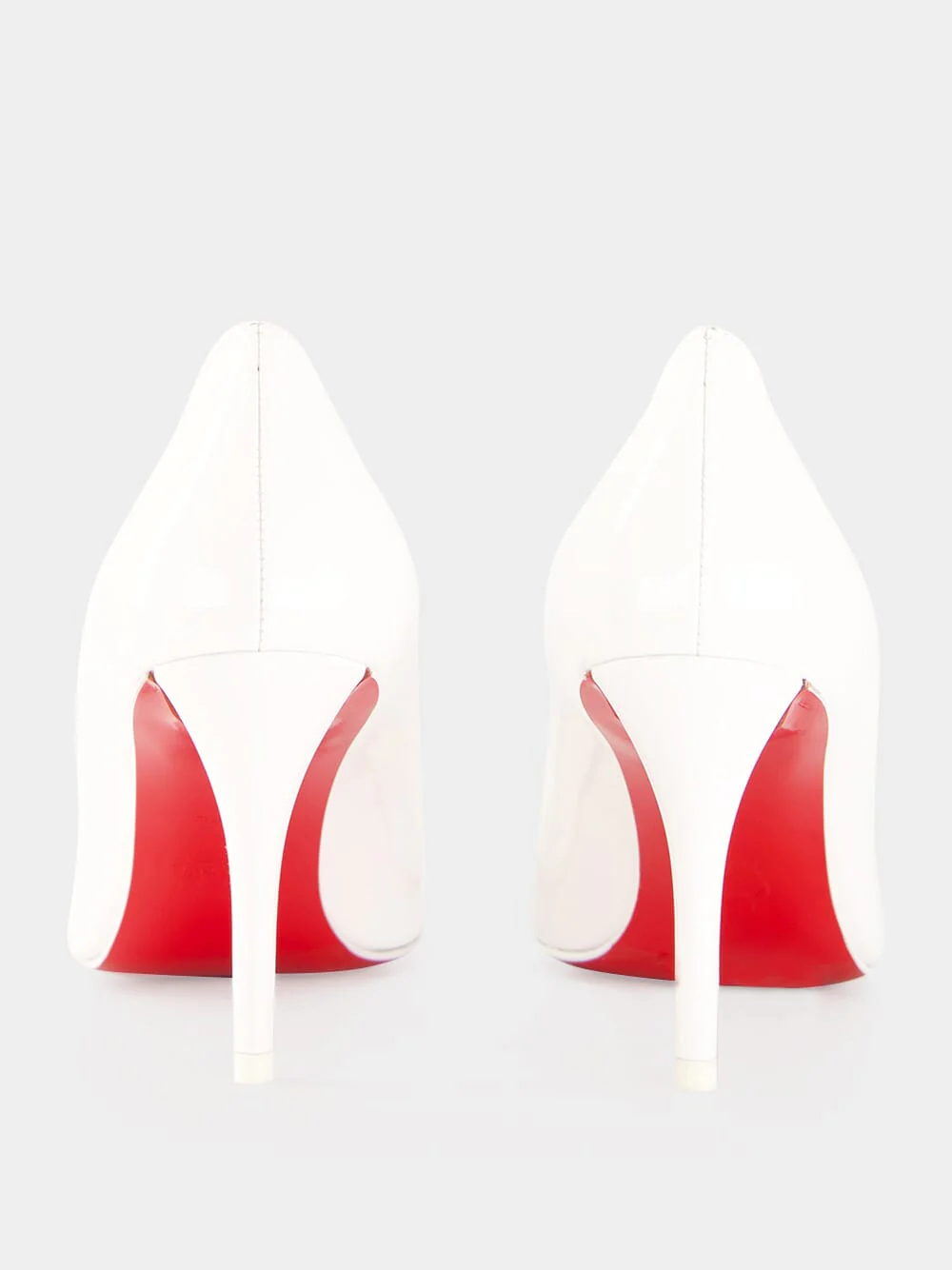 White Miss Z 80 Patent Leather Pumps - Image 5