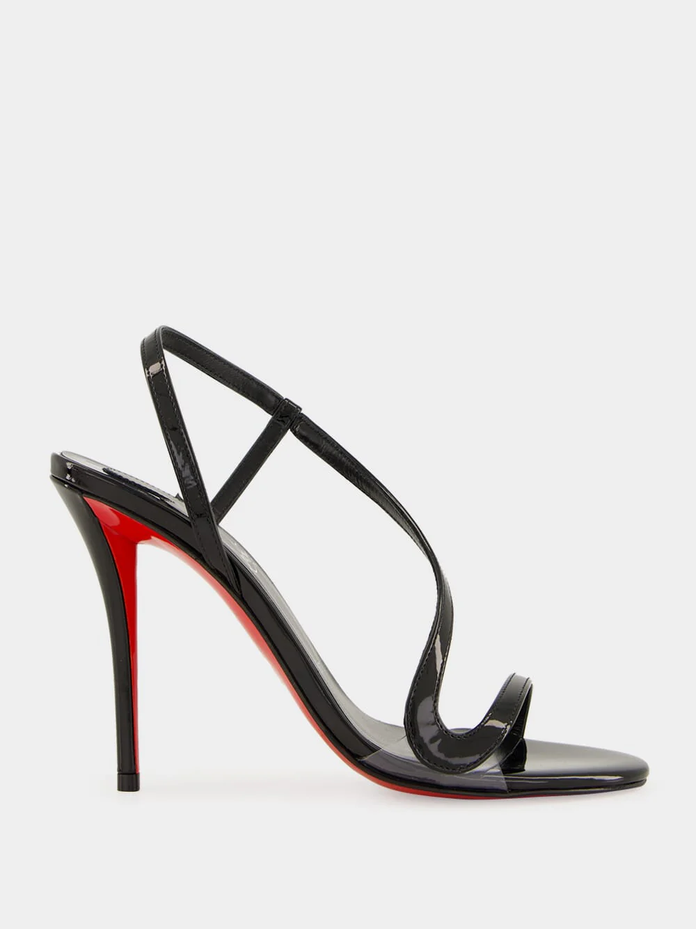 Rosa Z 100 Sandal in Black Patent Calf Leather
