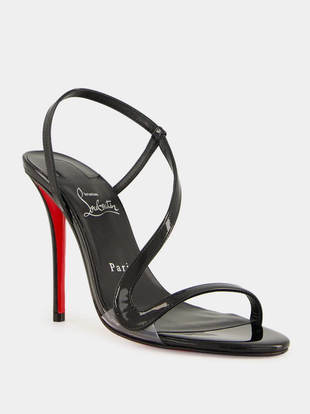 Rosa Z 100 Sandal in Black Patent Calf Leather - Image 2