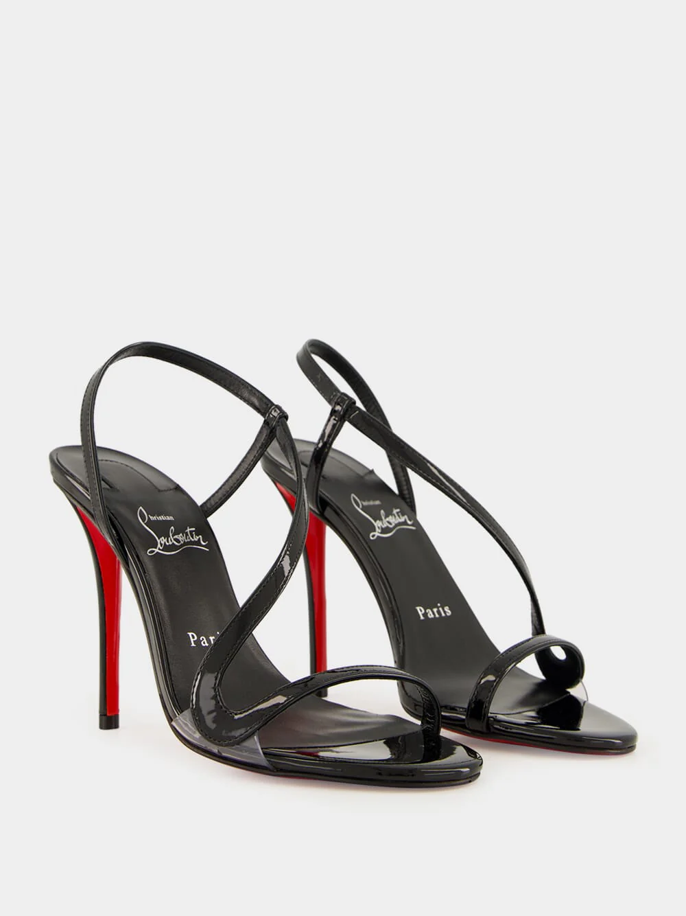 Rosa Z 100 Sandal in Black Patent Calf Leather - Image 3