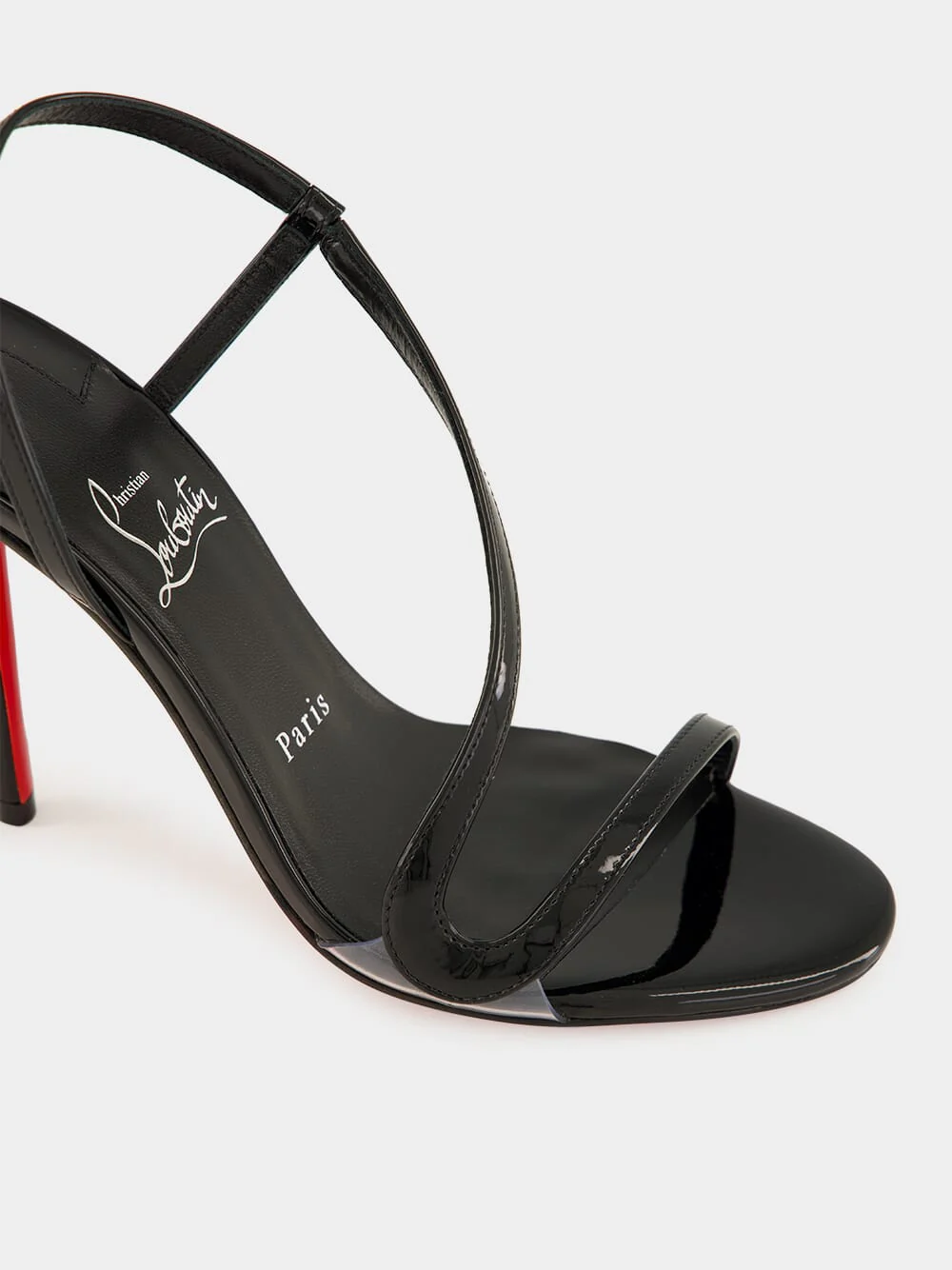 Rosa Z 100 Sandal in Black Patent Calf Leather - Image 6