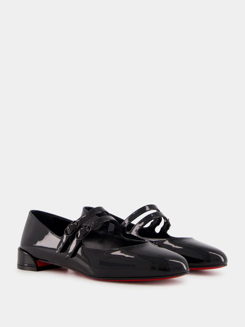 Black Sweet Jane Patent Leather Ballerinas - Image 3