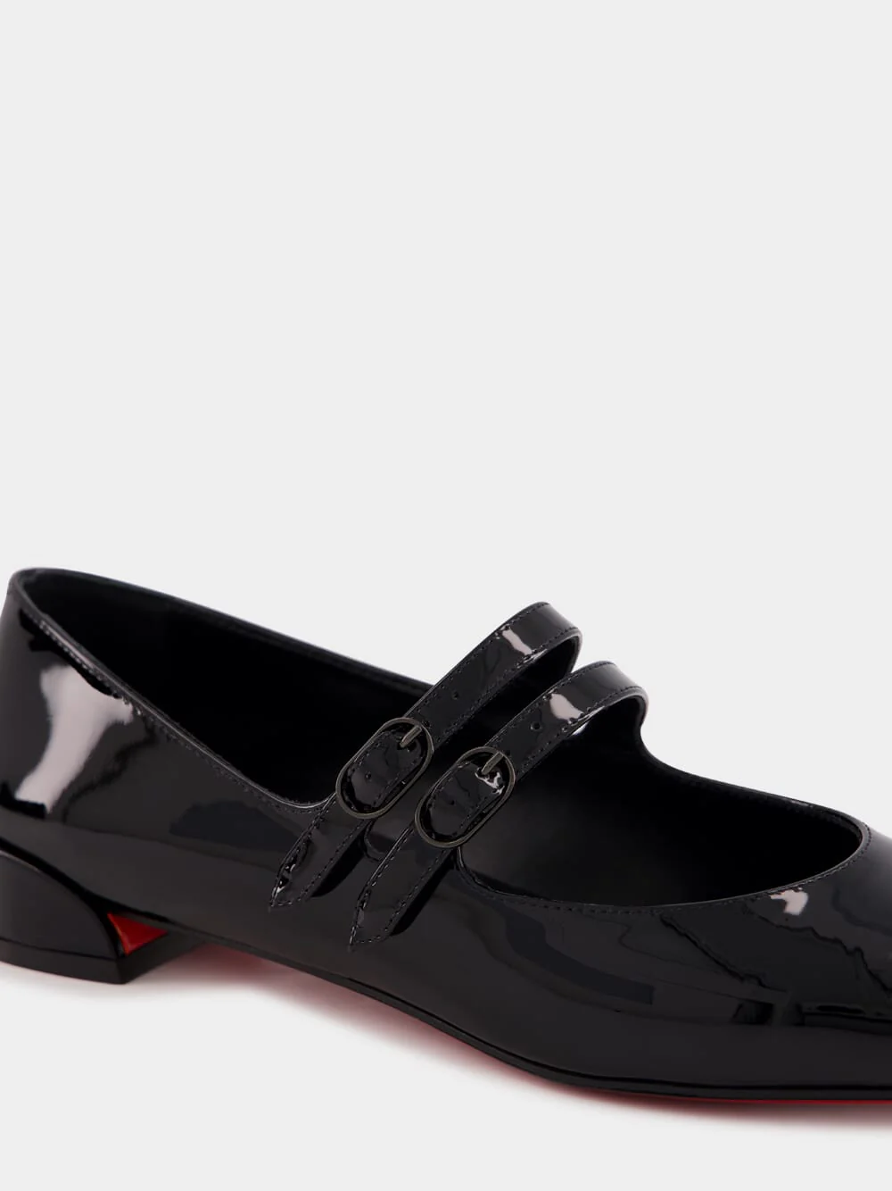Black Sweet Jane Patent Leather Ballerinas - Image 6