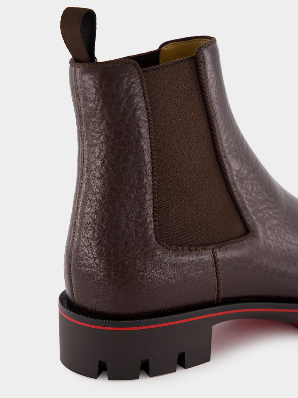 Brown Alpinosol Grain Calf Leather Ankle Boots - Image 6
