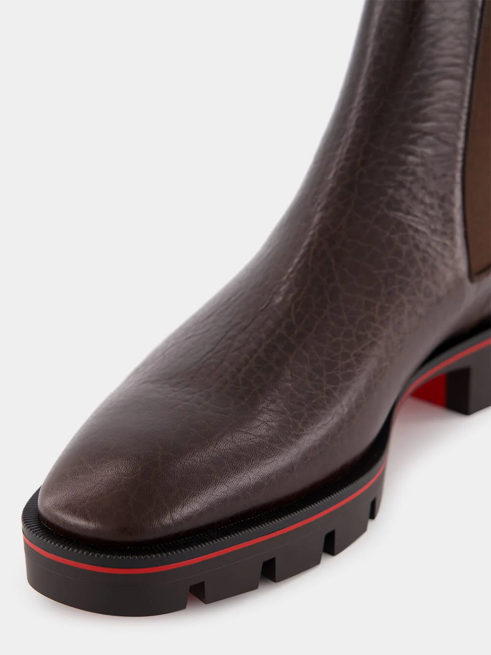 Brown Alpinosol Grain Calf Leather Ankle Boots - Image 7