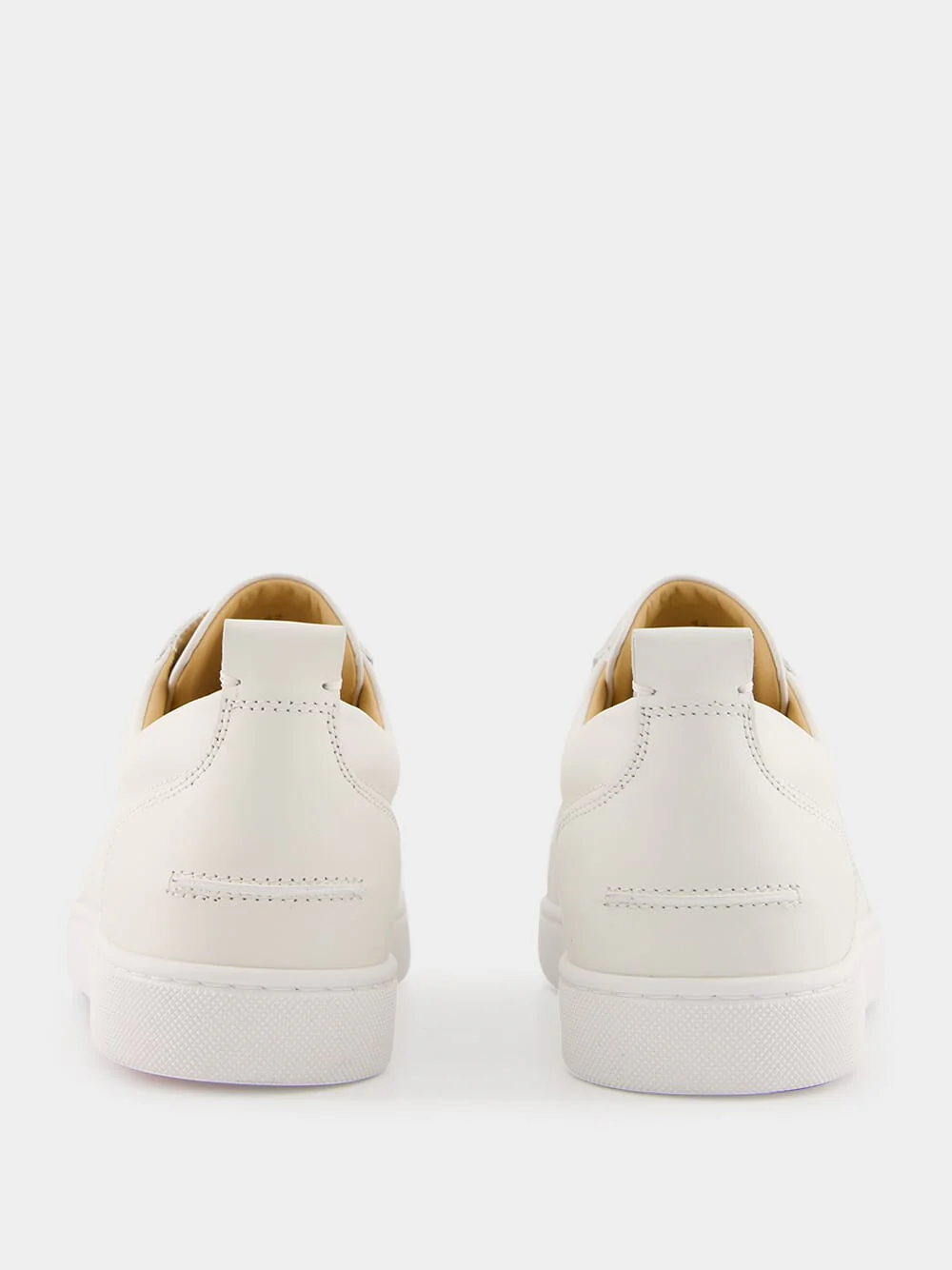 Louis Junior Flat Sneakers in White Calf Leather - Image 5