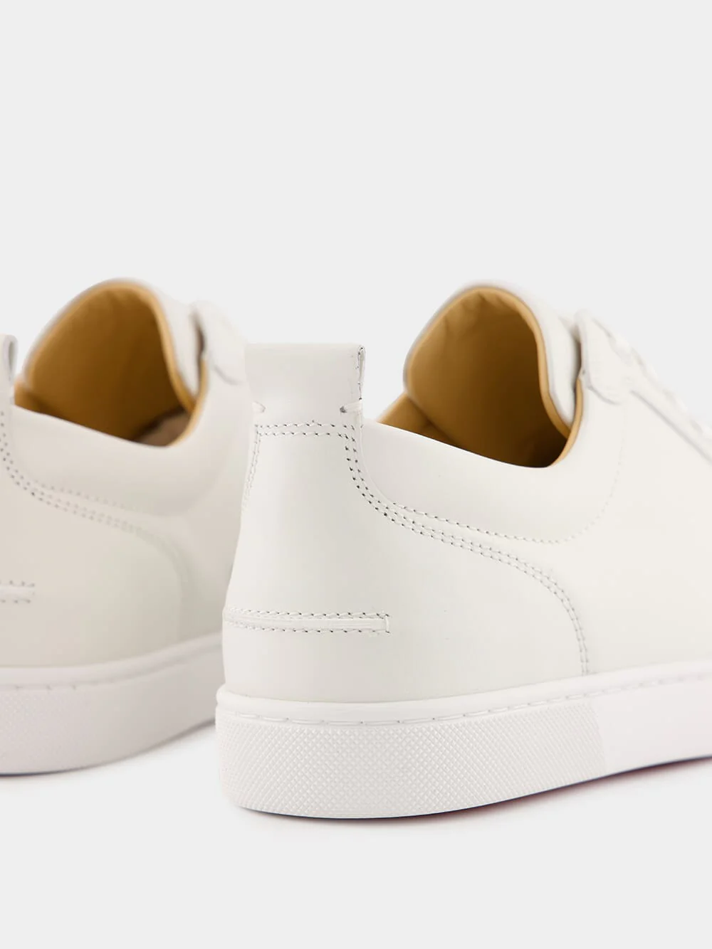 Louis Junior Flat Sneakers in White Calf Leather - Image 6