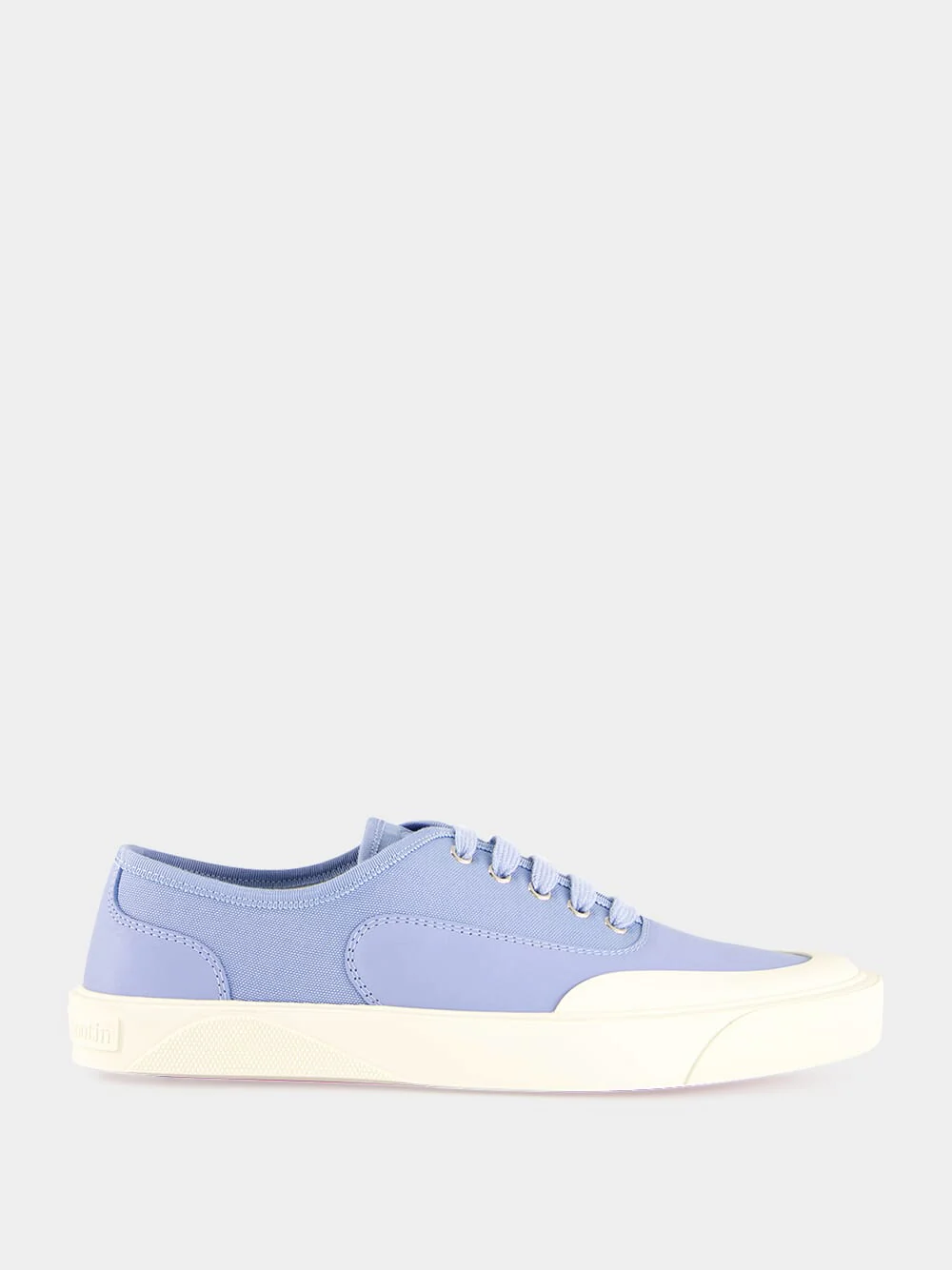 Pastel Blue Tactical Skate Leather Sneakers