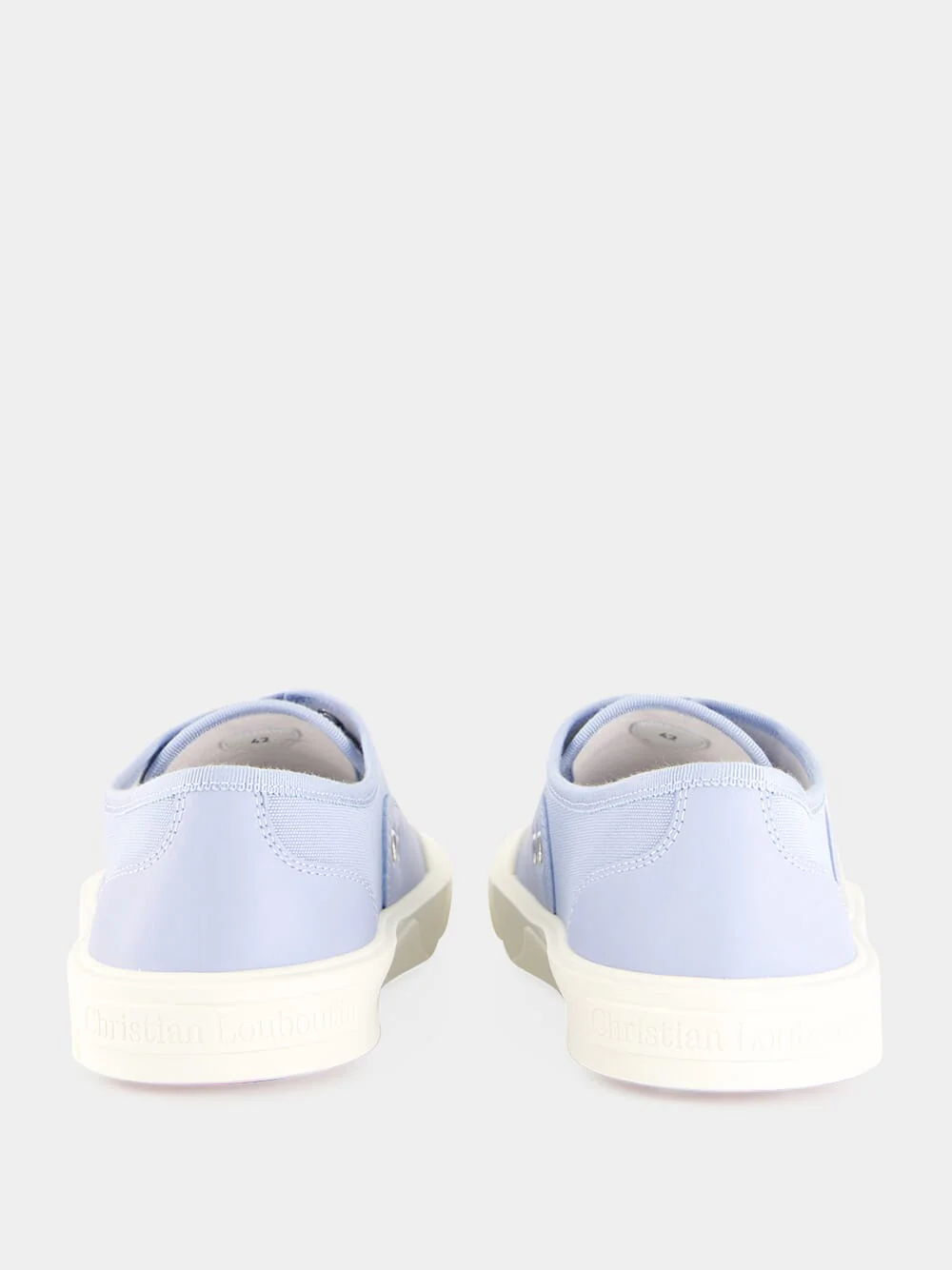 Pastel Blue Tactical Skate Leather Sneakers - Image 5