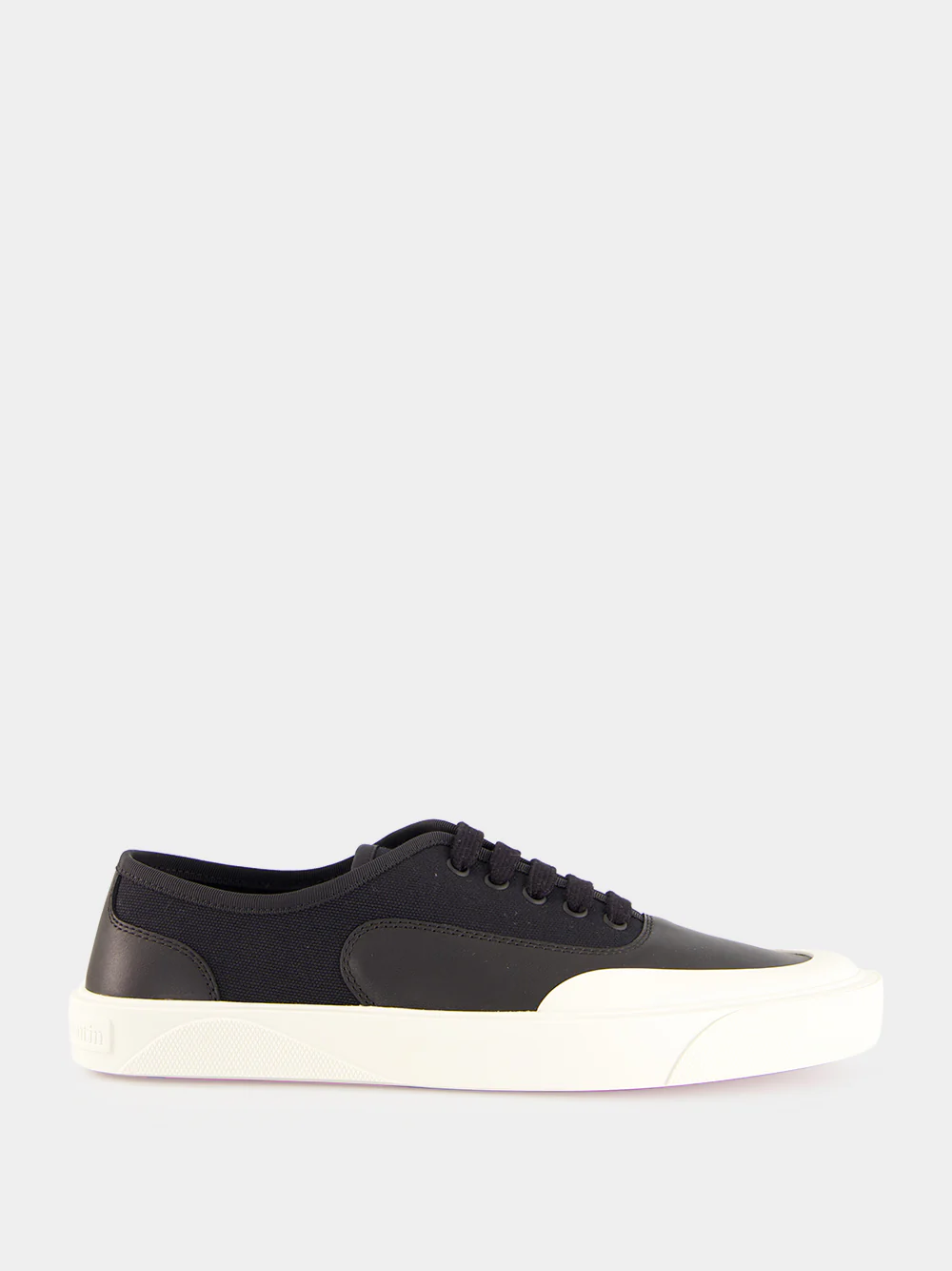 Black Tactical Skate Leather Sneakers