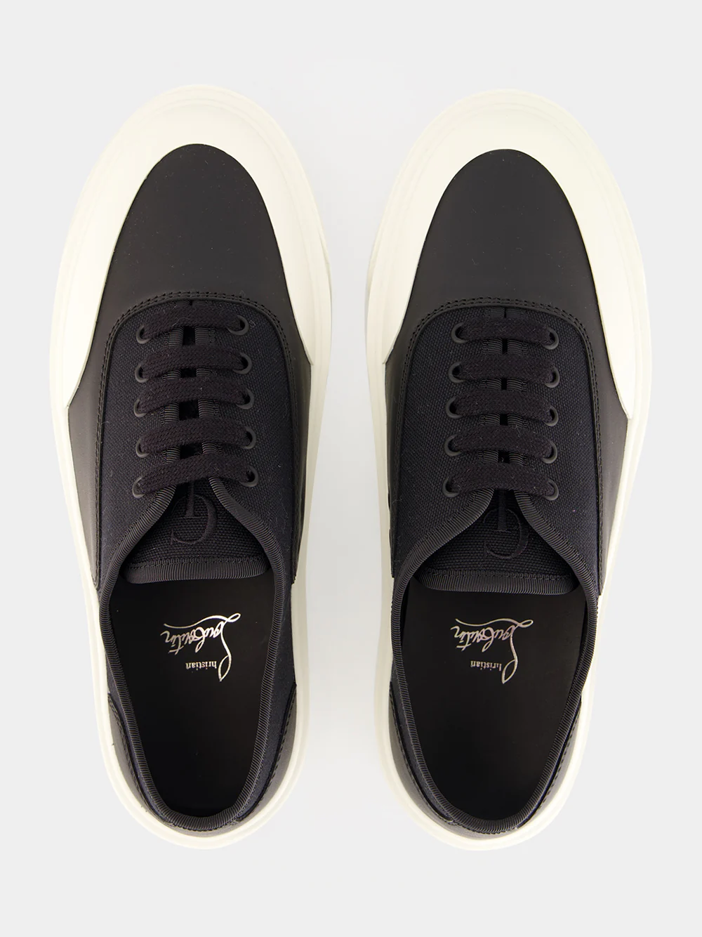 Black Tactical Skate Leather Sneakers - Image 4