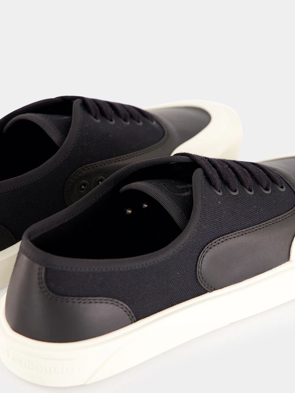 Black Tactical Skate Leather Sneakers - Image 6