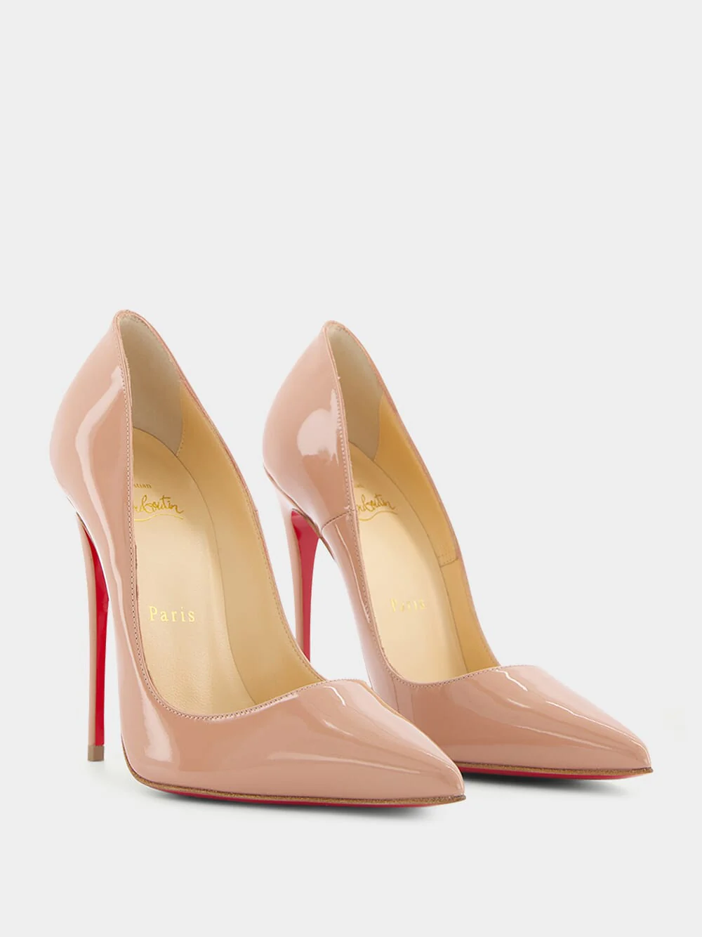 So Kate 120 Beige Leather Pumps - Image 3