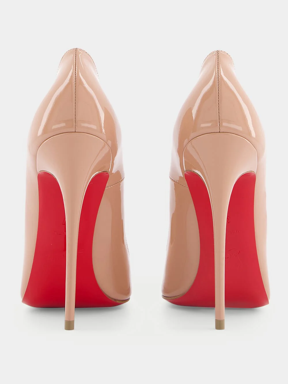 So Kate 120 Beige Leather Pumps - Image 5