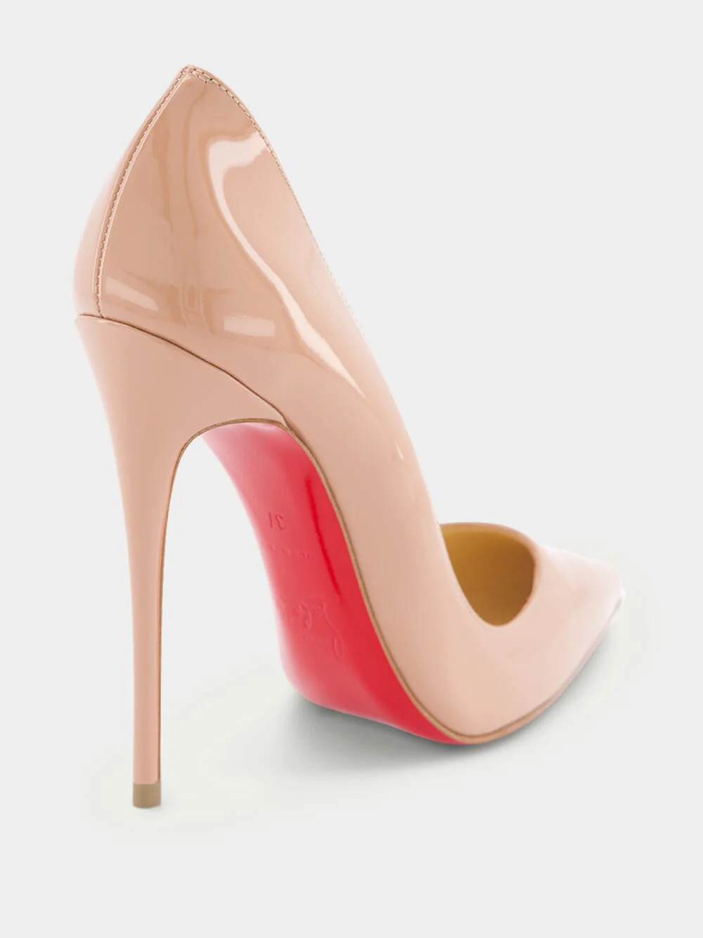 So Kate 120 Beige Leather Pumps - Image 6