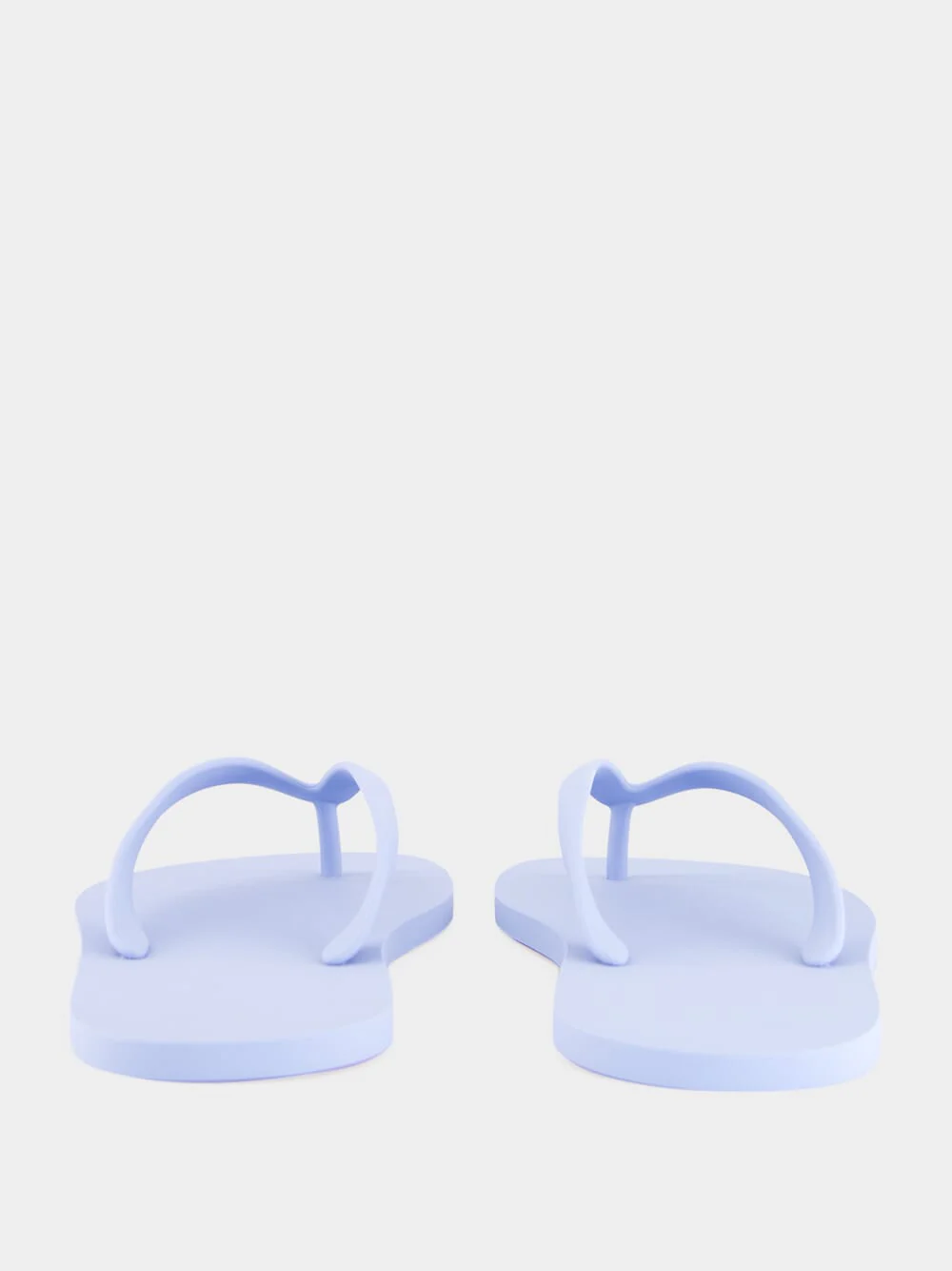 Pastel Blue Rubber Thongs - Image 5