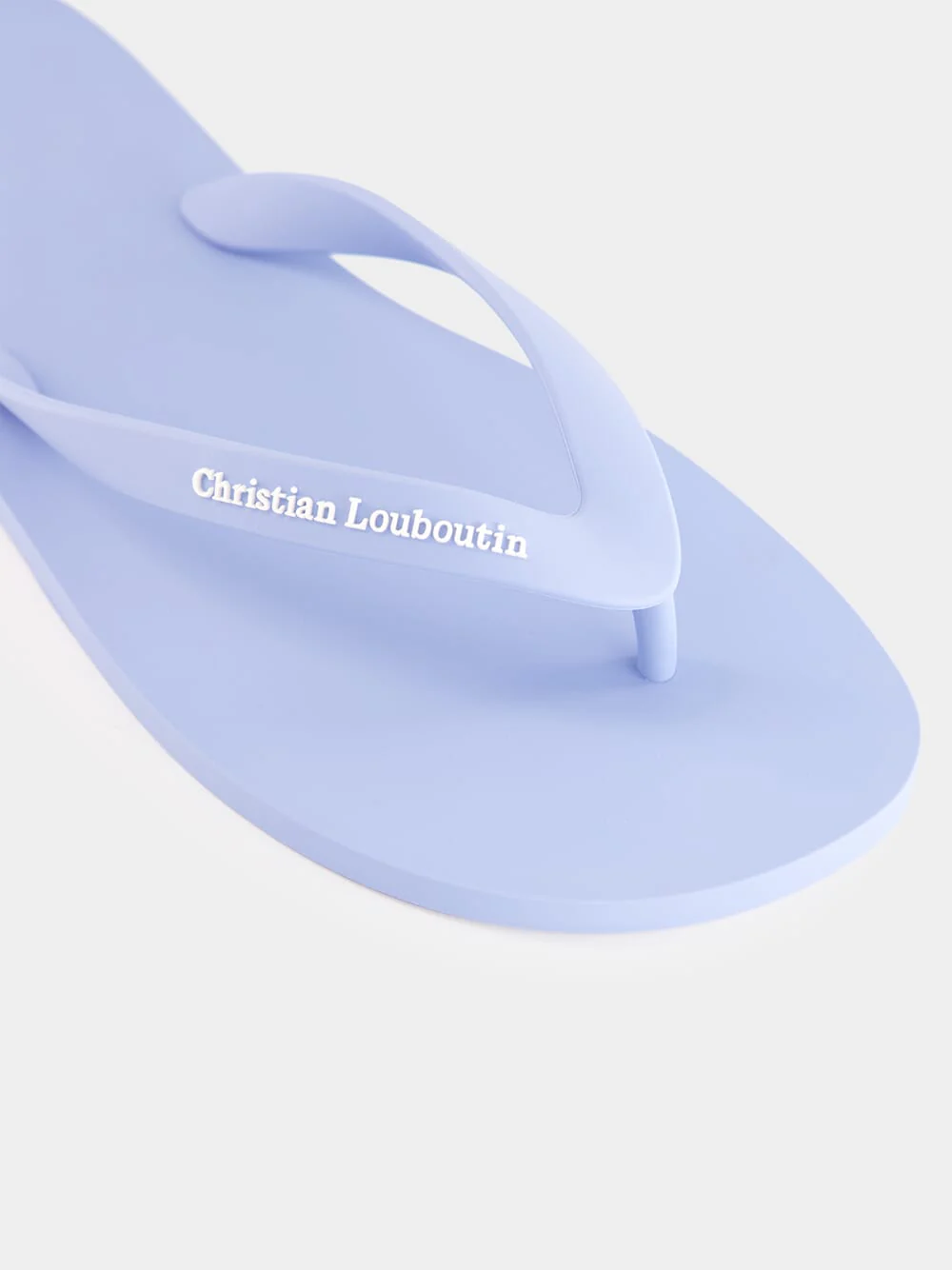 Pastel Blue Rubber Thongs - Image 7