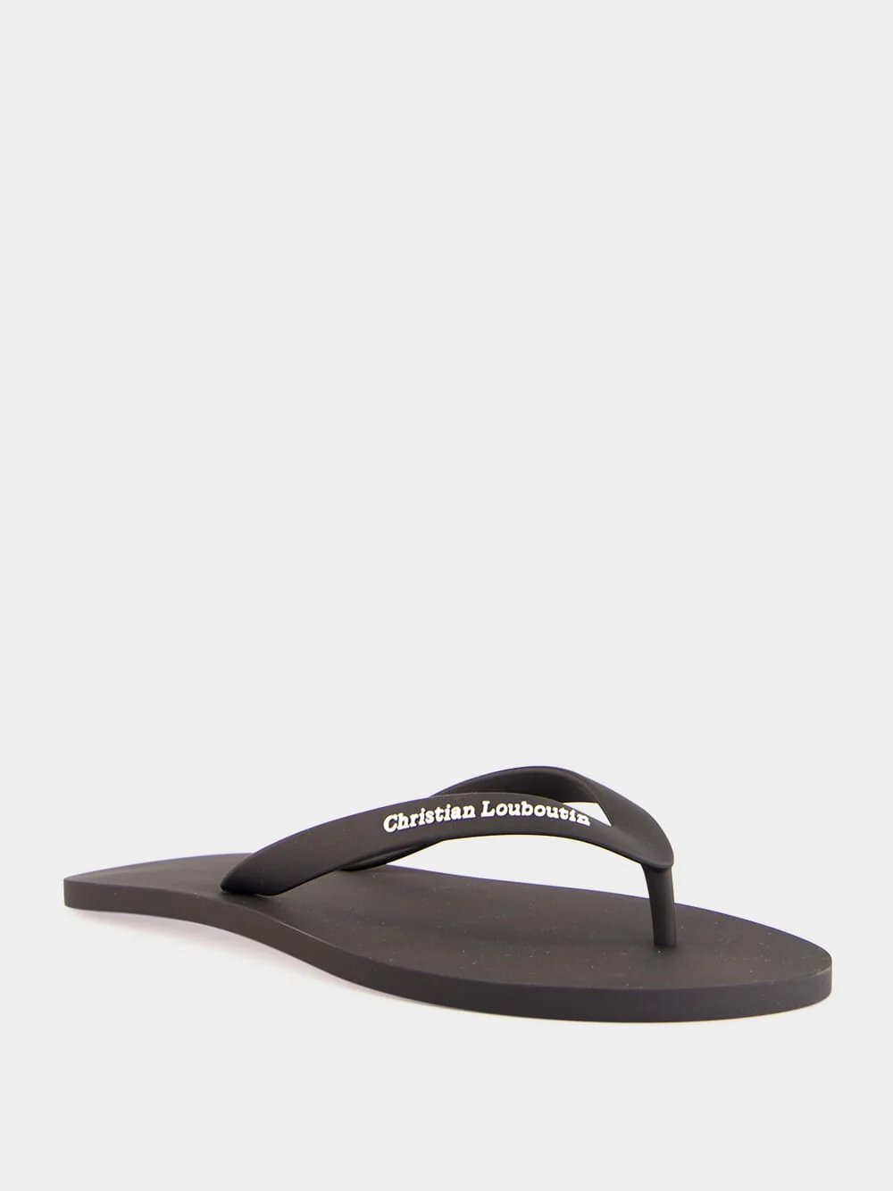 Black Rubber Thongs - Image 2