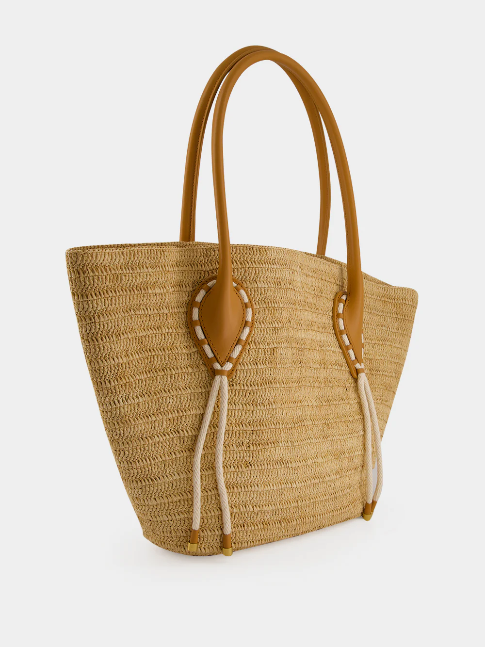 Natural Venus Raffia Large Tote Bag - Image 2