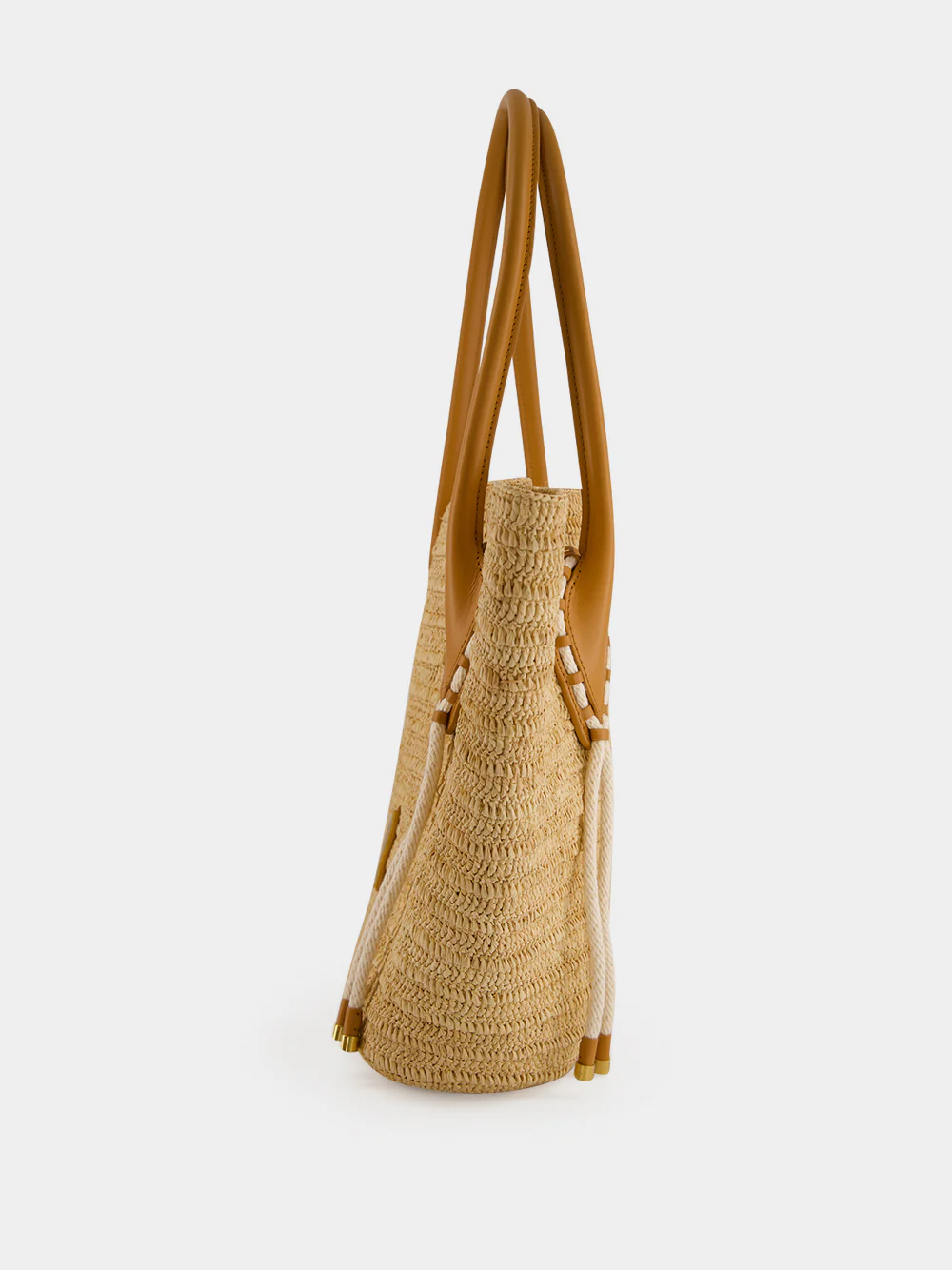 Natural Venus Raffia Large Tote Bag - Image 3