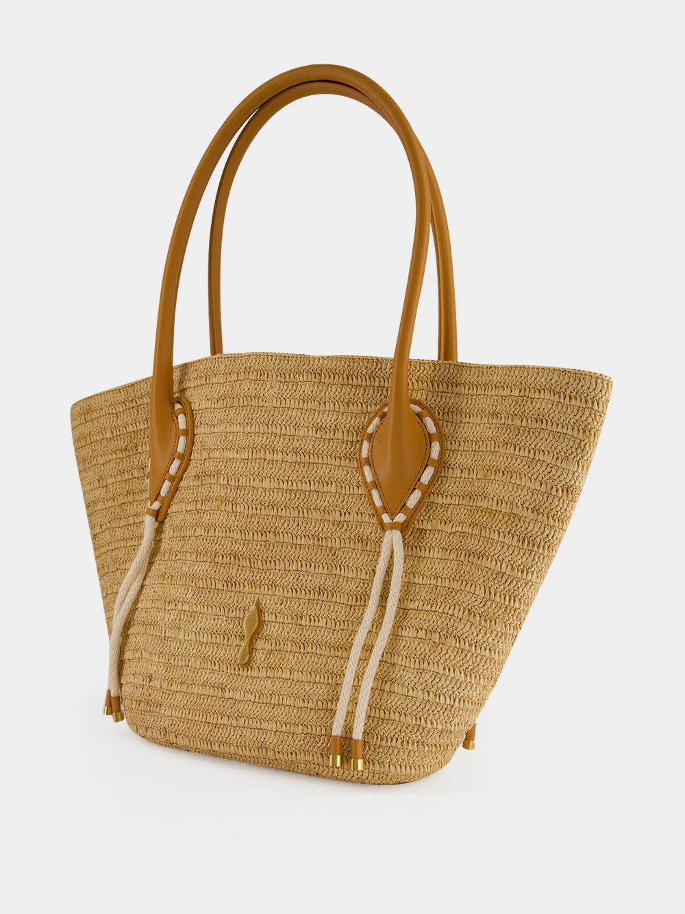 Natural Venus Raffia Large Tote Bag - Image 4